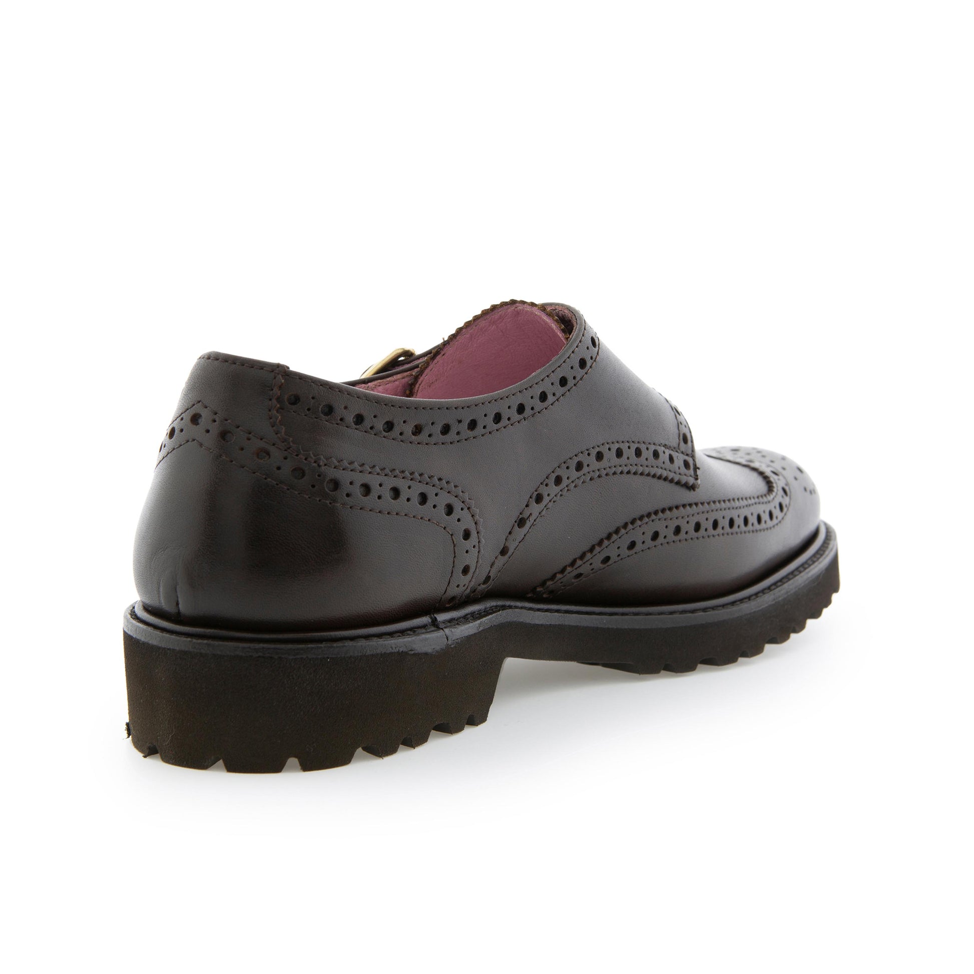 Blucher liso marrón oscuro con hebilla BERTA Castellano - BERTA-62-3.jpg