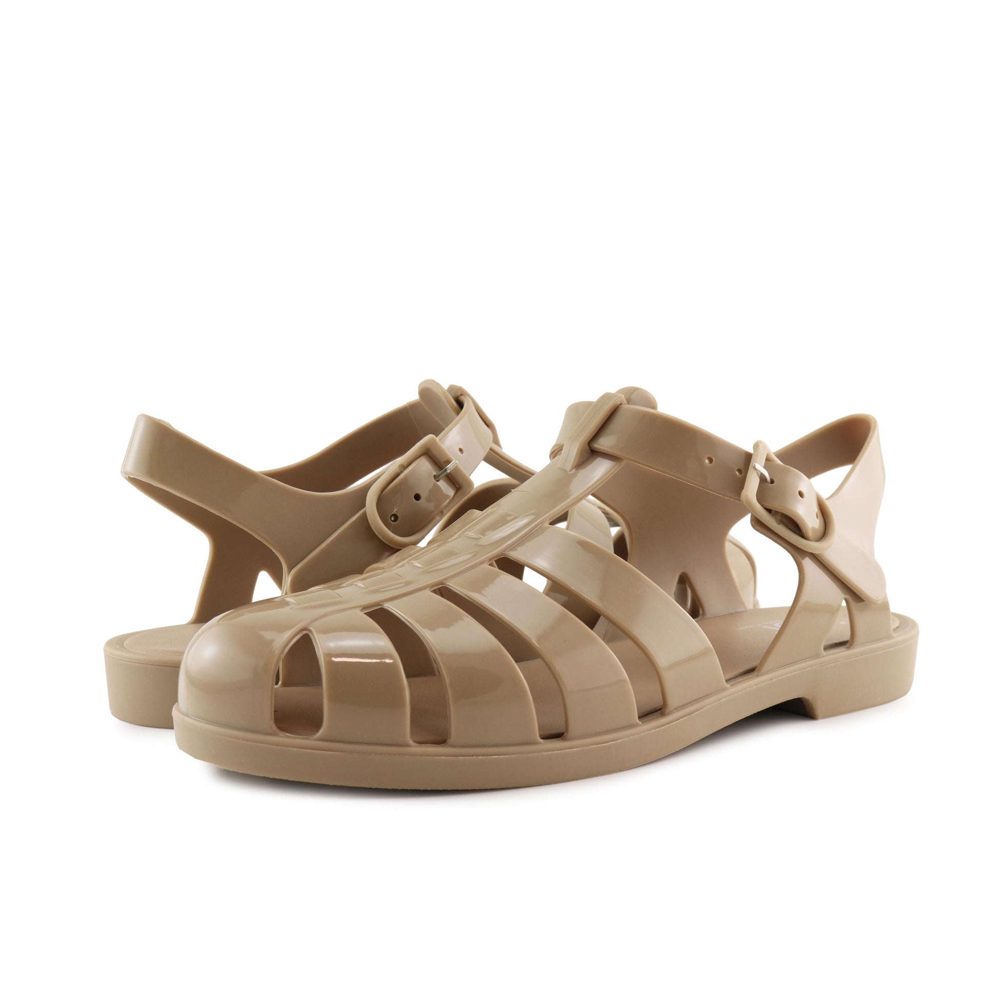 Cangrejera taupe con hebilla BIARRITZ de Igor - BIARRITZ-115-2.jpg