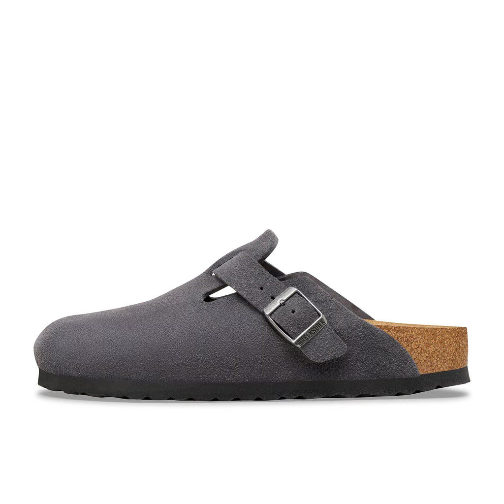 Zueco serraje gris BOSTON Birkenstock