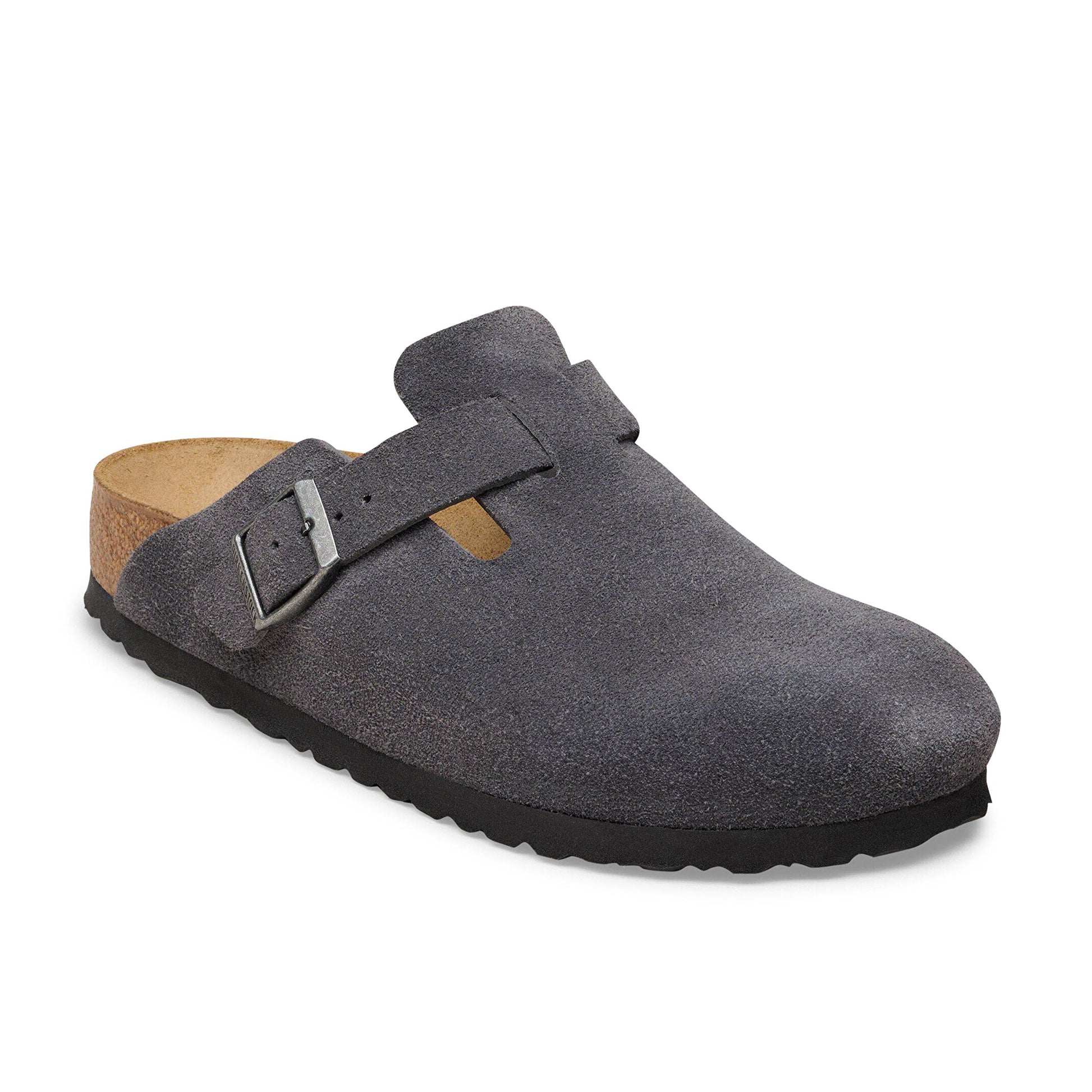 Zueco serraje gris BOSTON Birkenstock