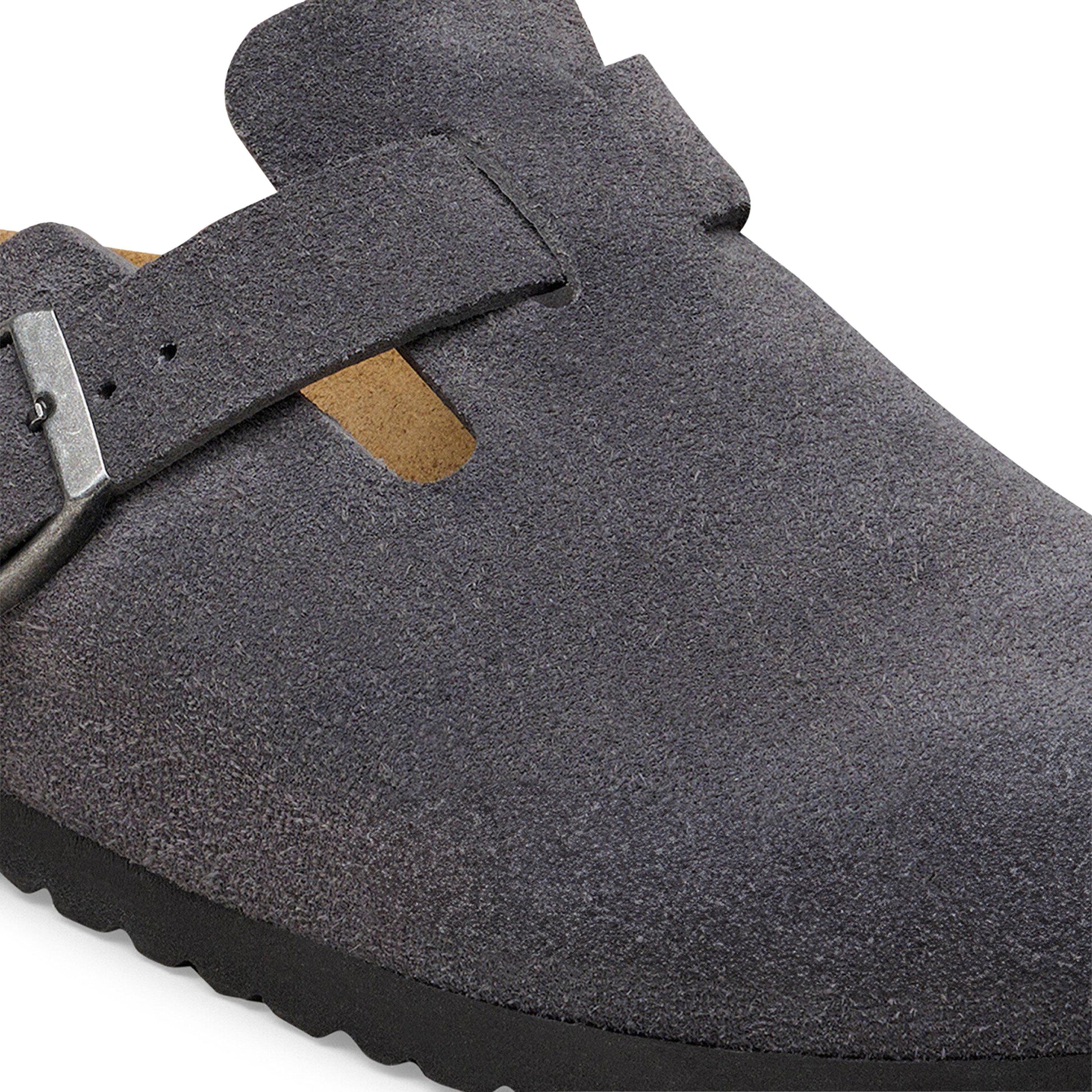 Zueco serraje gris BOSTON Birkenstock