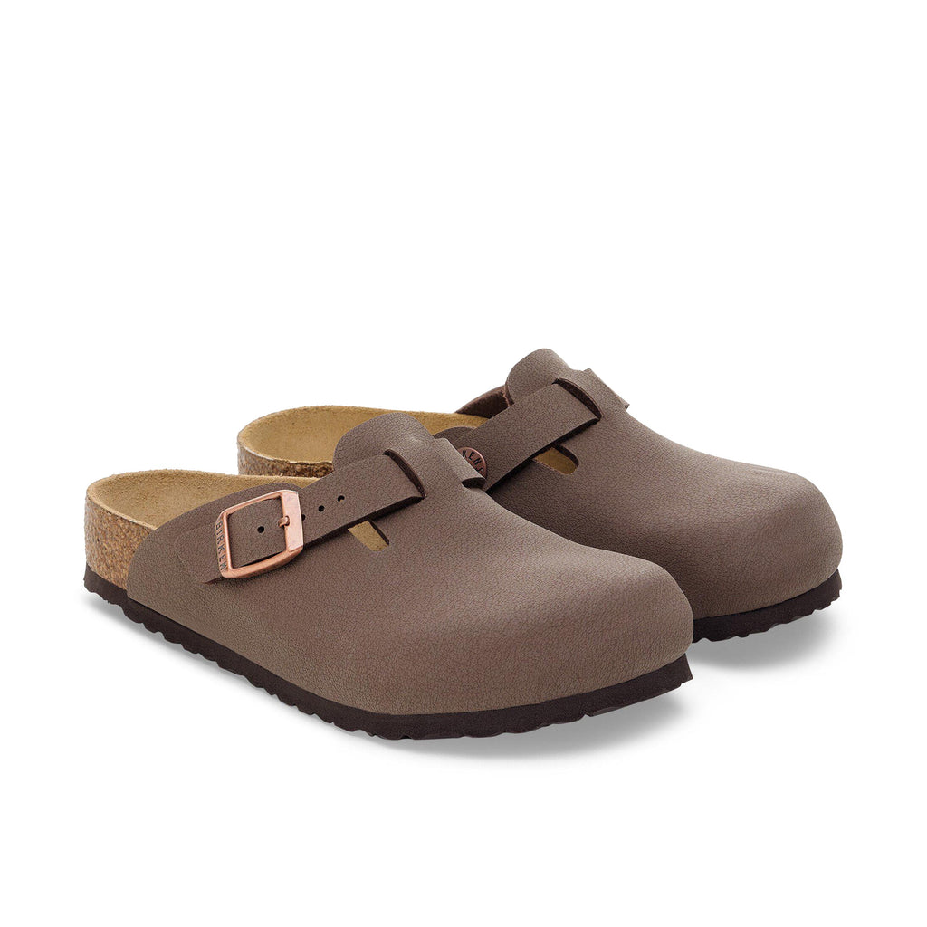 Zueco birko-flor nobuk marrón BOSTON Birkenstock
