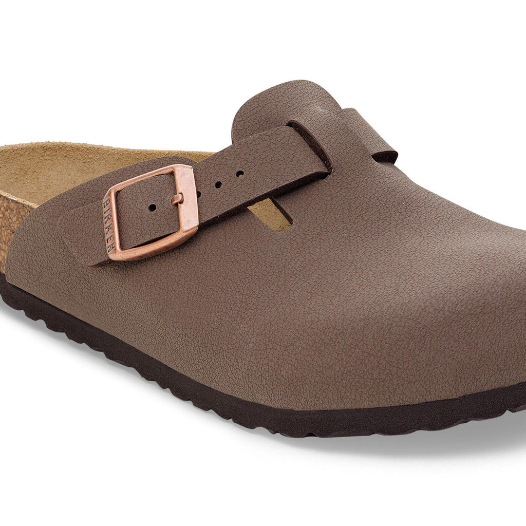 Zueco birko-flor nobuk marrón BOSTON Birkenstock