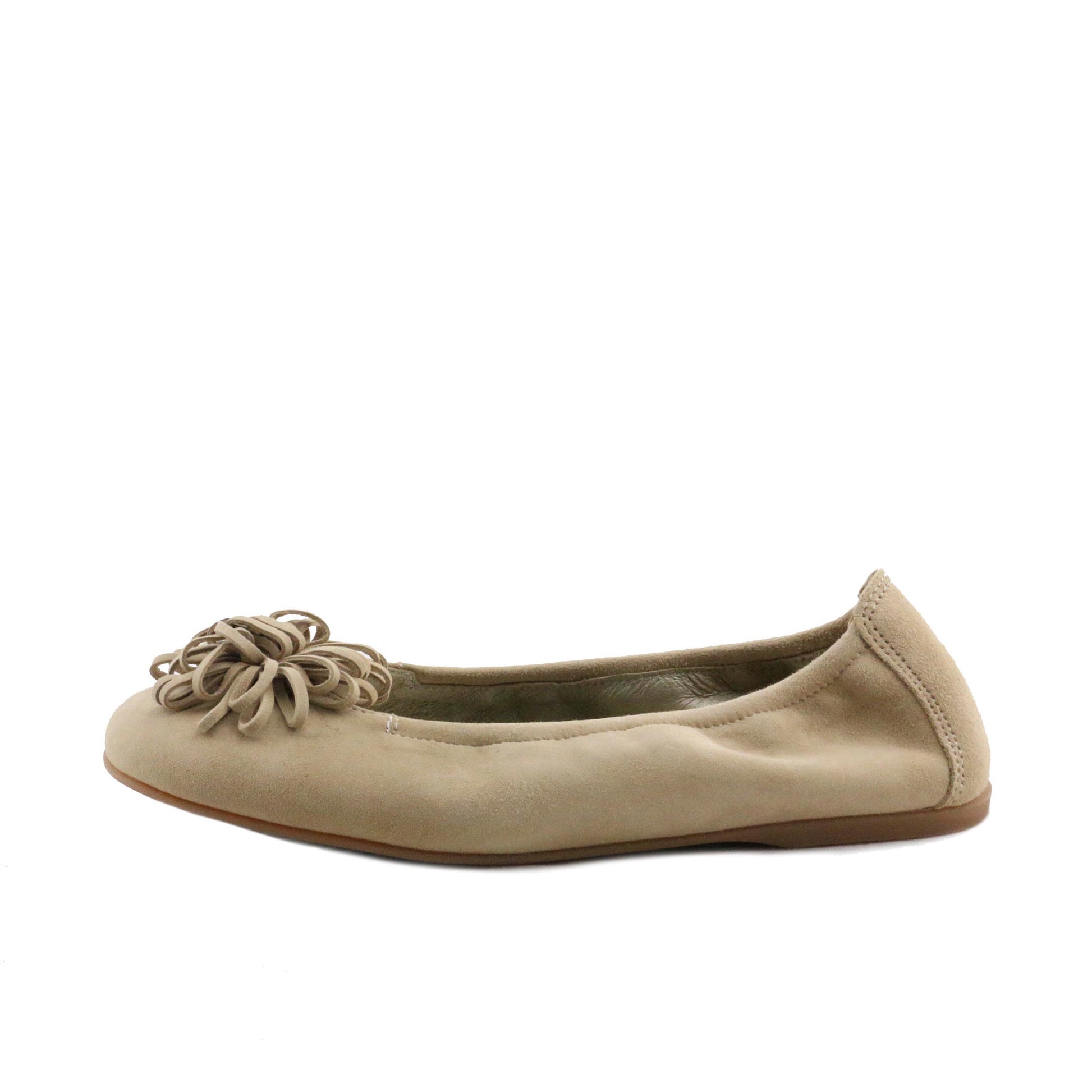 Bailarina serraje beige con lazo BRISTOL de Unisa - BRISTOL-71-1.jpg