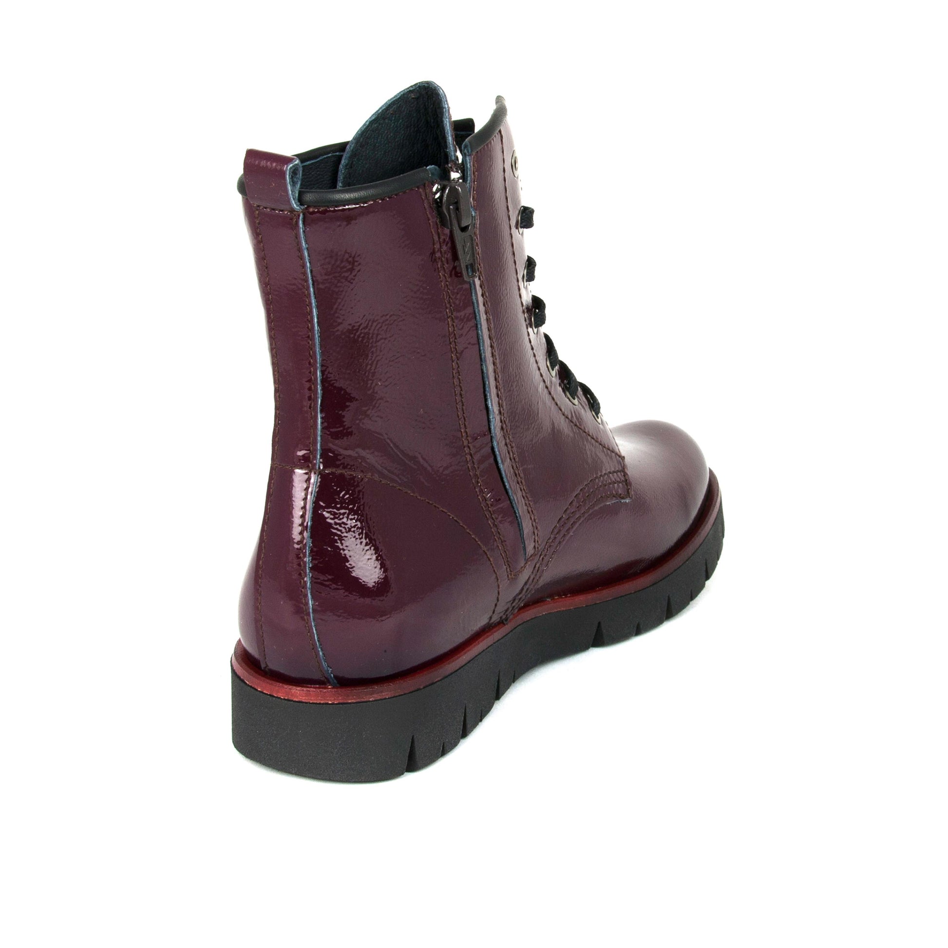 Bota charol burdeos con cordón BUMARSS de Jeromín - BUMARSS-22-3.jpg