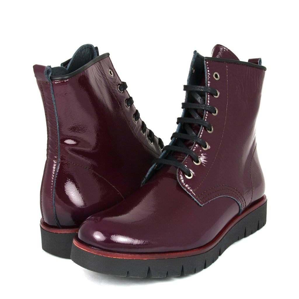 Bota charol burdeos con cordón BUMARSS de Jeromín - BUMARSS-22-2.jpg