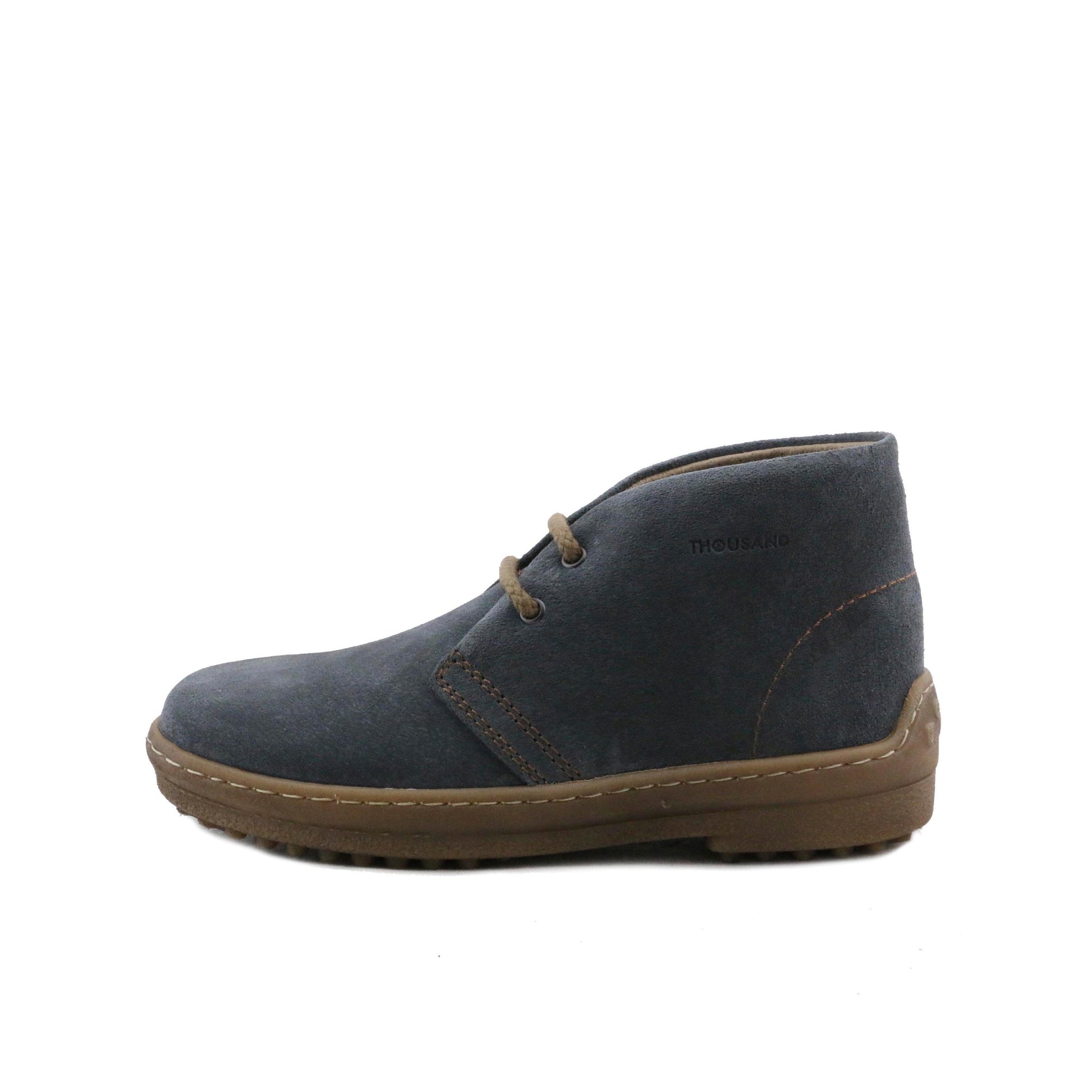 Bota serraje gris con cordón CAMINO de Jeromín - CAMINO-121-1.jpg