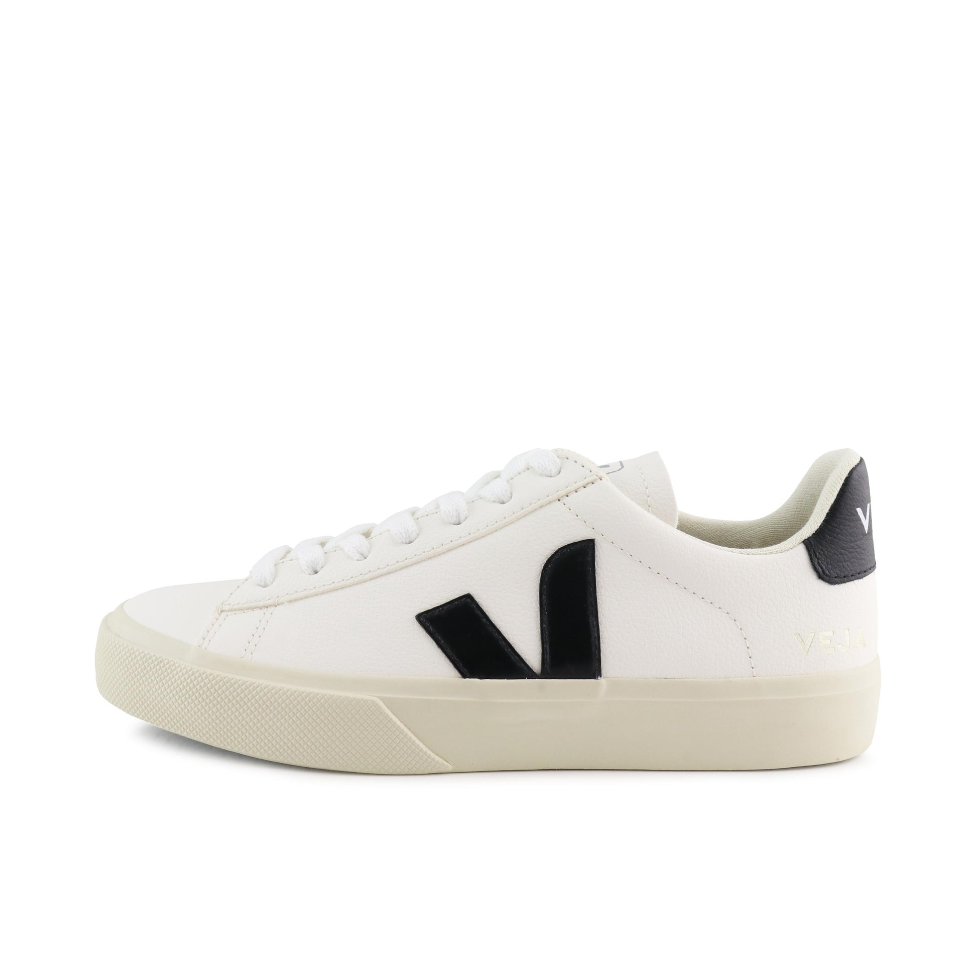 Deportiva blanco/negro con cordón CAMPO de Veja - CAMPO-385-1.jpg