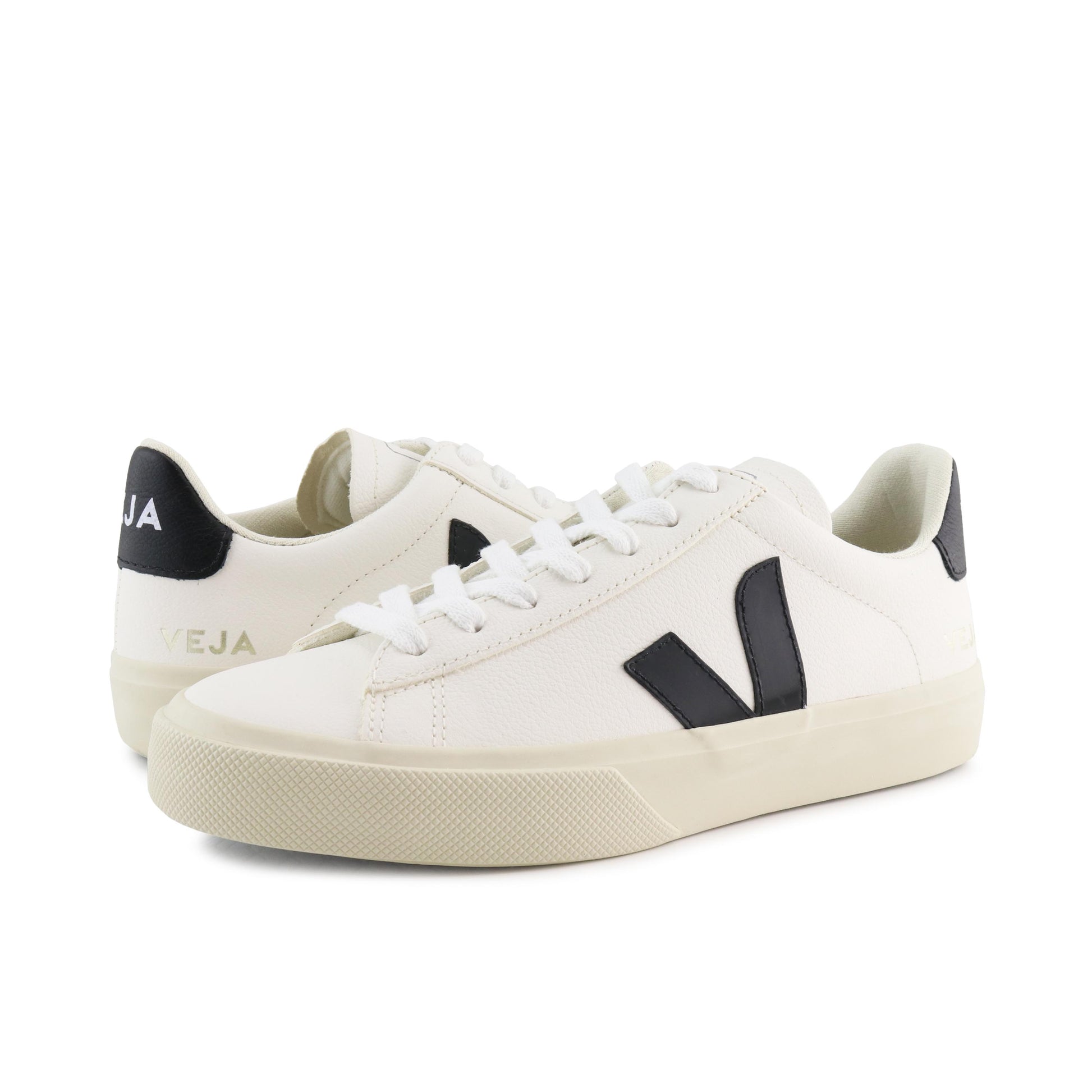 Deportiva blanco/negro con cordón CAMPO de Veja - CAMPO-385-2.jpg