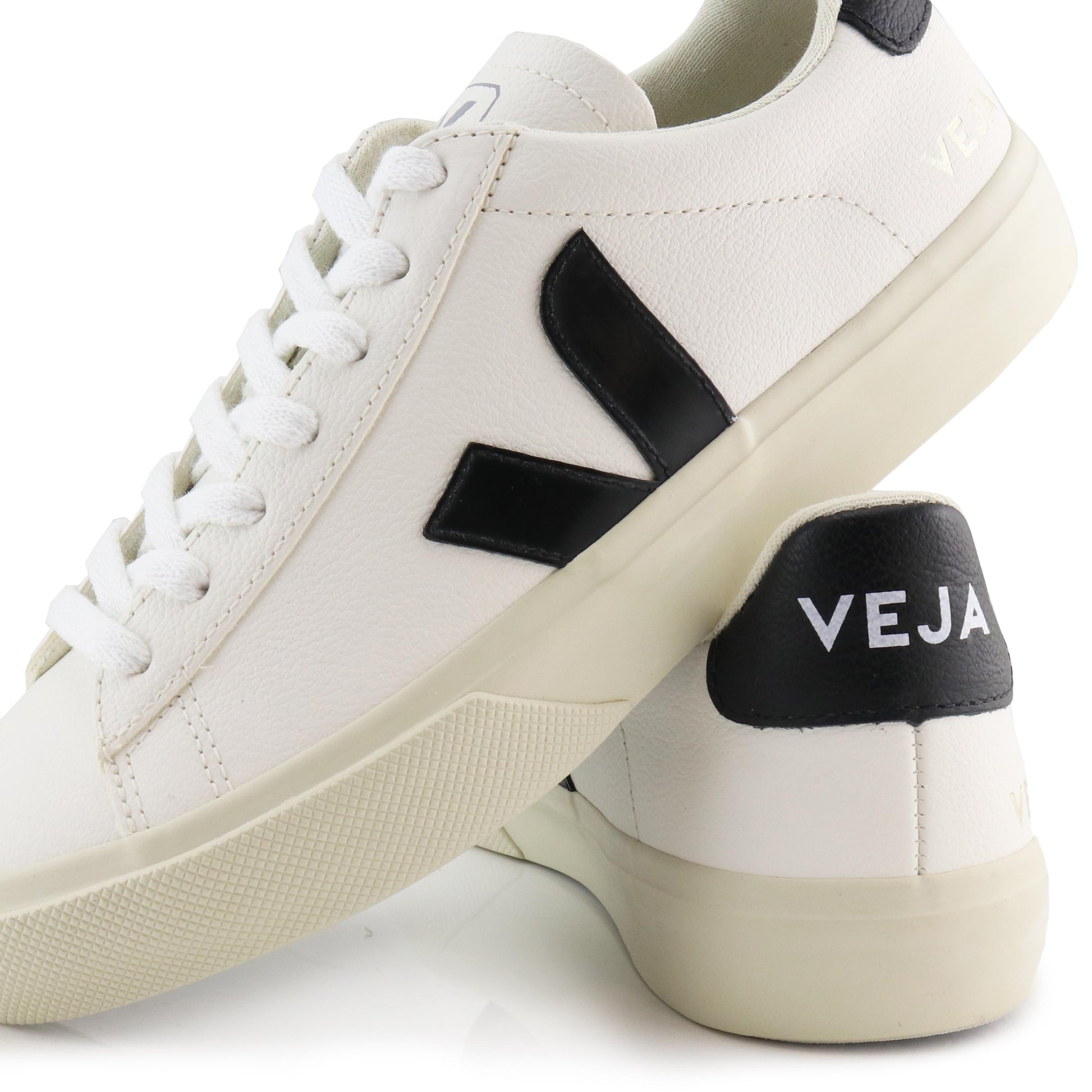 Deportiva blanco/negro con cordón CAMPO de Veja - CAMPO-385-6.jpg