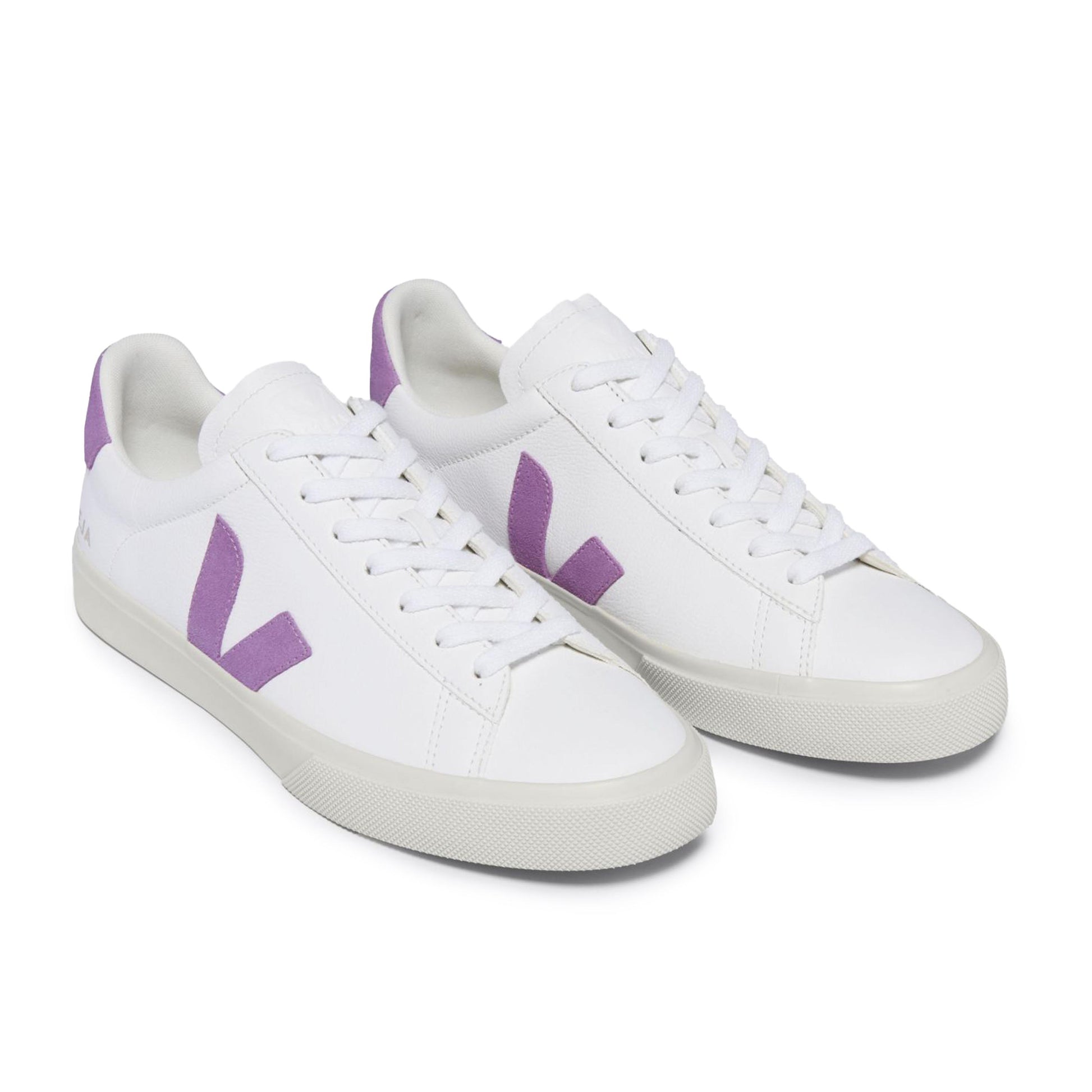 Deportiva blanco/mulberry con cordón CAMPO de Veja - CAMPO-532-3.jpg