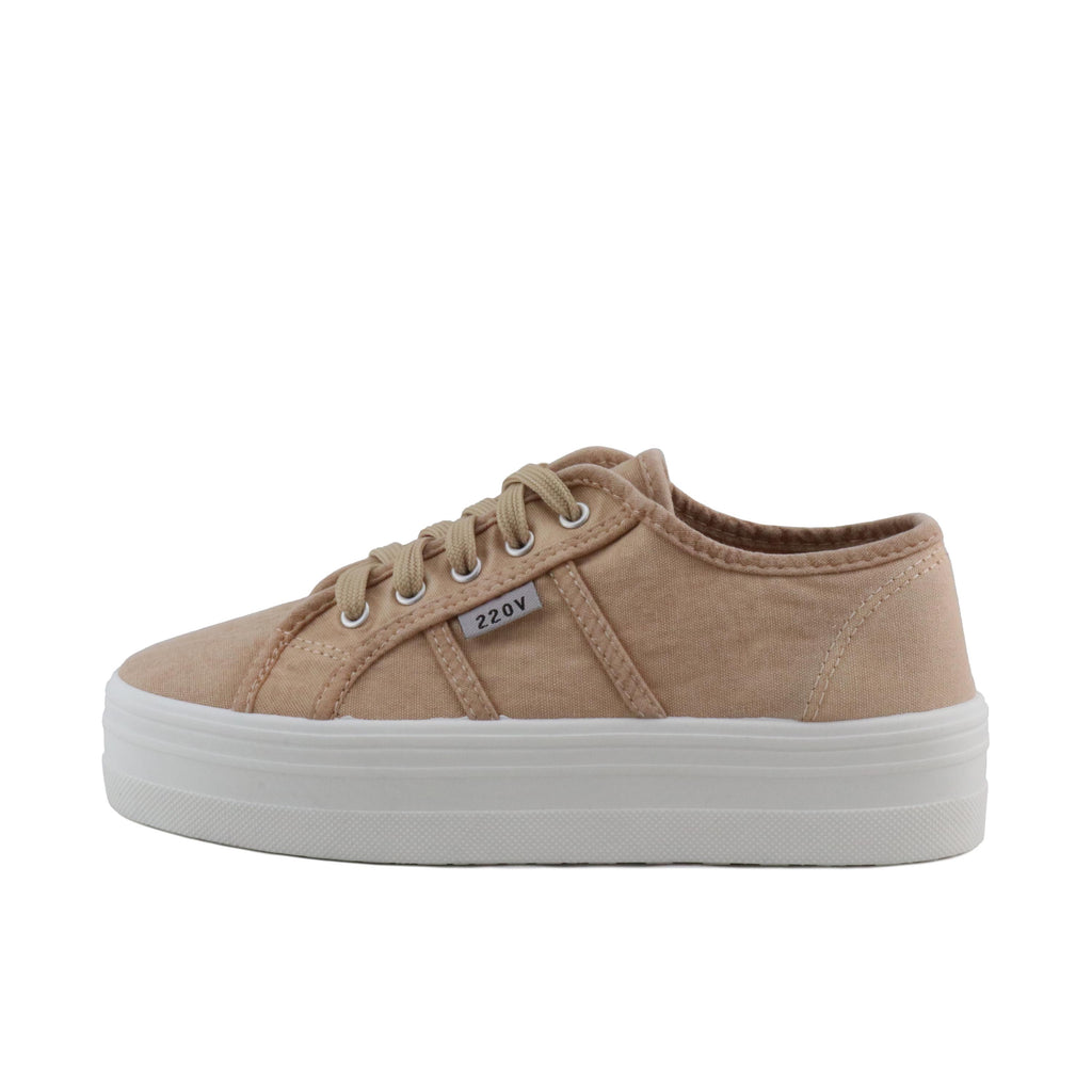 Zapatilla beige lavado con cordón CAPRI de 220V - CAPRI-129-1.jpg