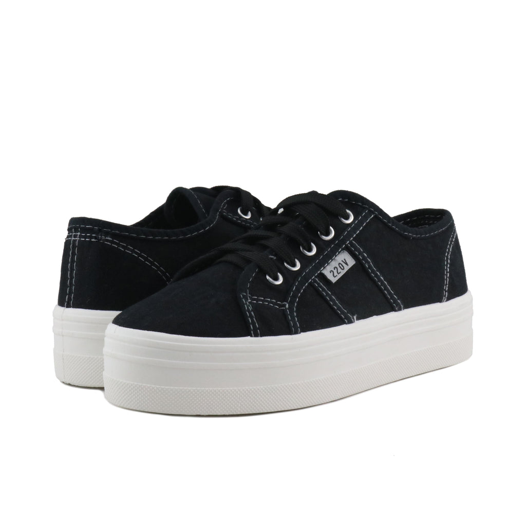 Zapatilla negro lavado con cordón CAPRI de 220V - CAPRI-144-2.jpg