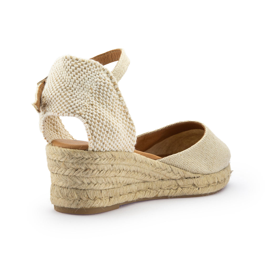 Cuña cerrada lino beige de hebilla CARLA Pepa&Cris - CARLA-104-3.jpg