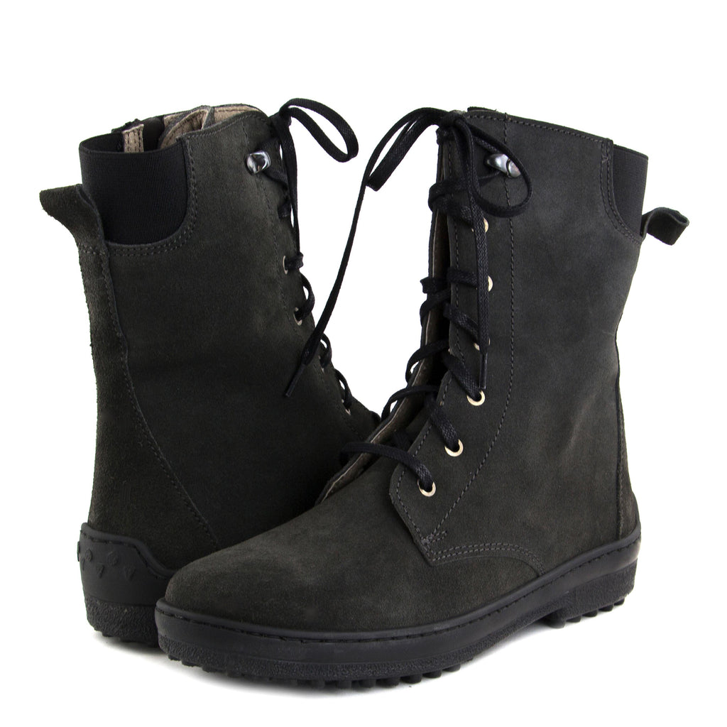 Bota ante gris con cordón y cremallera CAXER Jeromín - CAXER-121-2.jpg