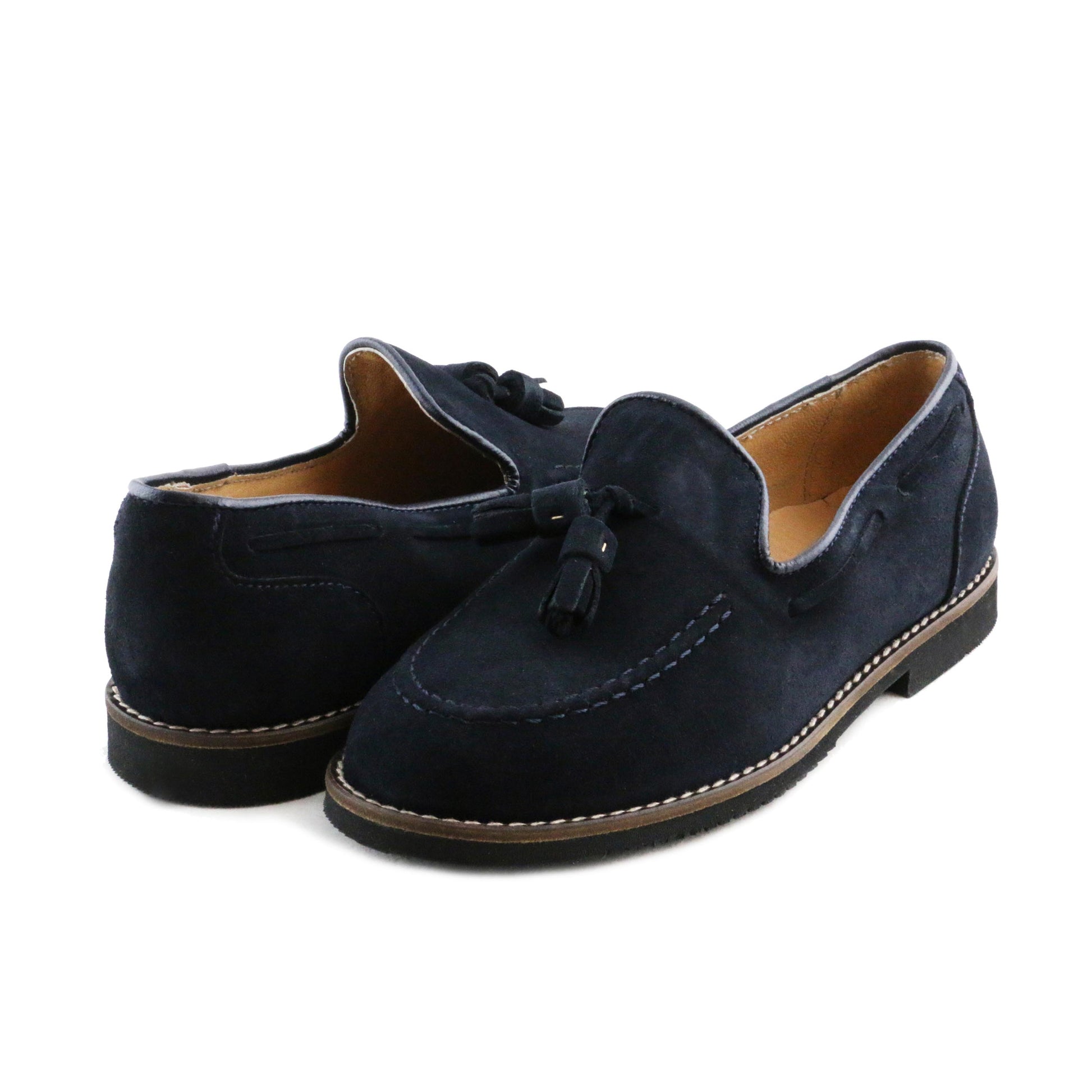 Mocasín serraje azul con borlas CHURCH de Jeromín - CHURCH-27-2.jpg