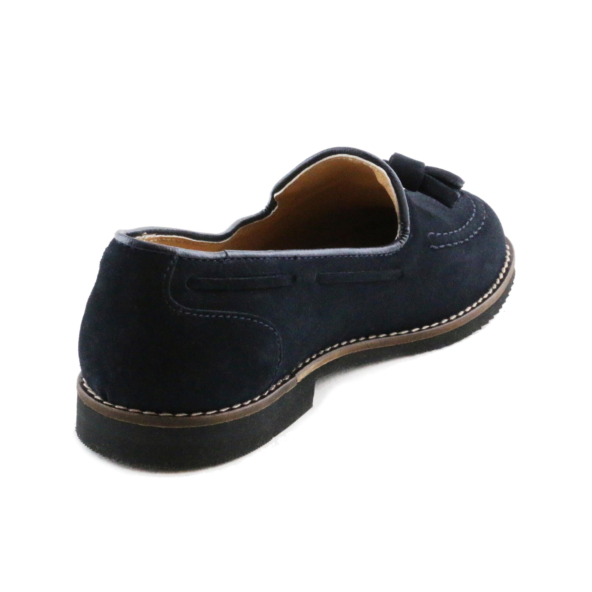 Mocasín serraje azul con borlas CHURCH de Jeromín - CHURCH-27-3.jpg