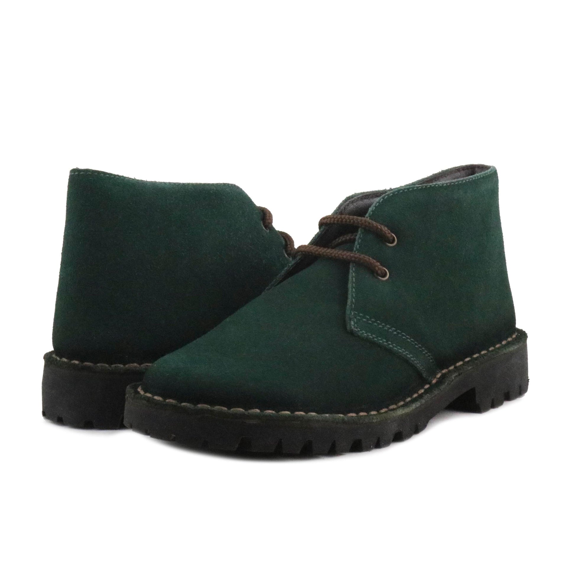 Bota serraje verde con cordón COMANDO de Jeromín - COMANDO-159-2.jpg