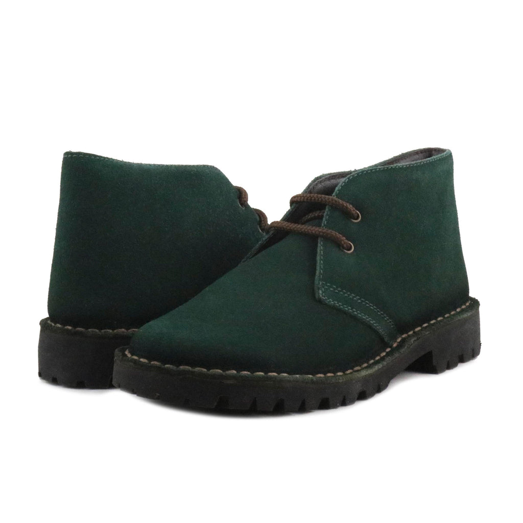 Bota serraje verde con cordón COMANDO de Jeromín - COMANDO-159-2.jpg