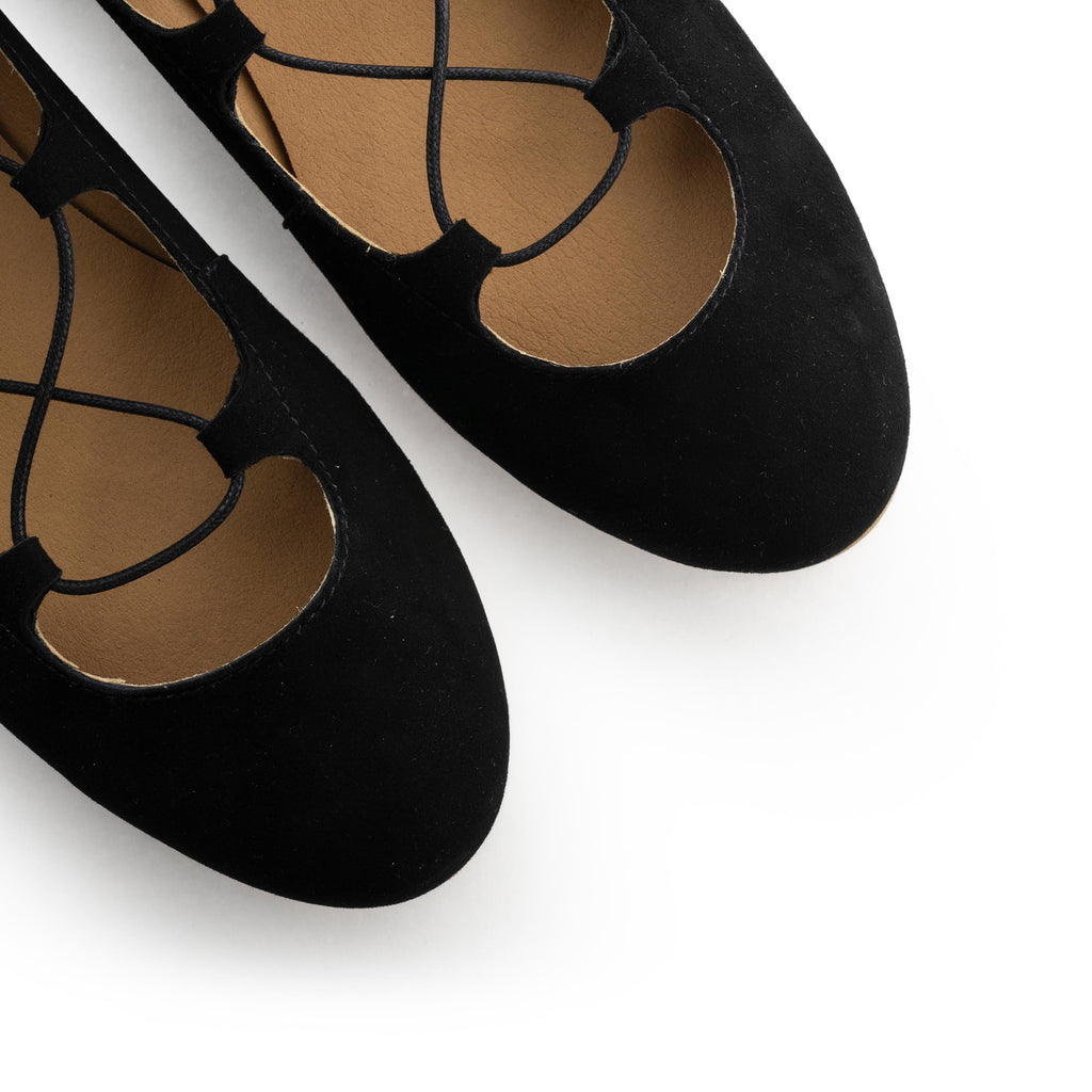 Bailarina serraje negro con cordón CORD de Jeromín - CORD-31-6.jpg