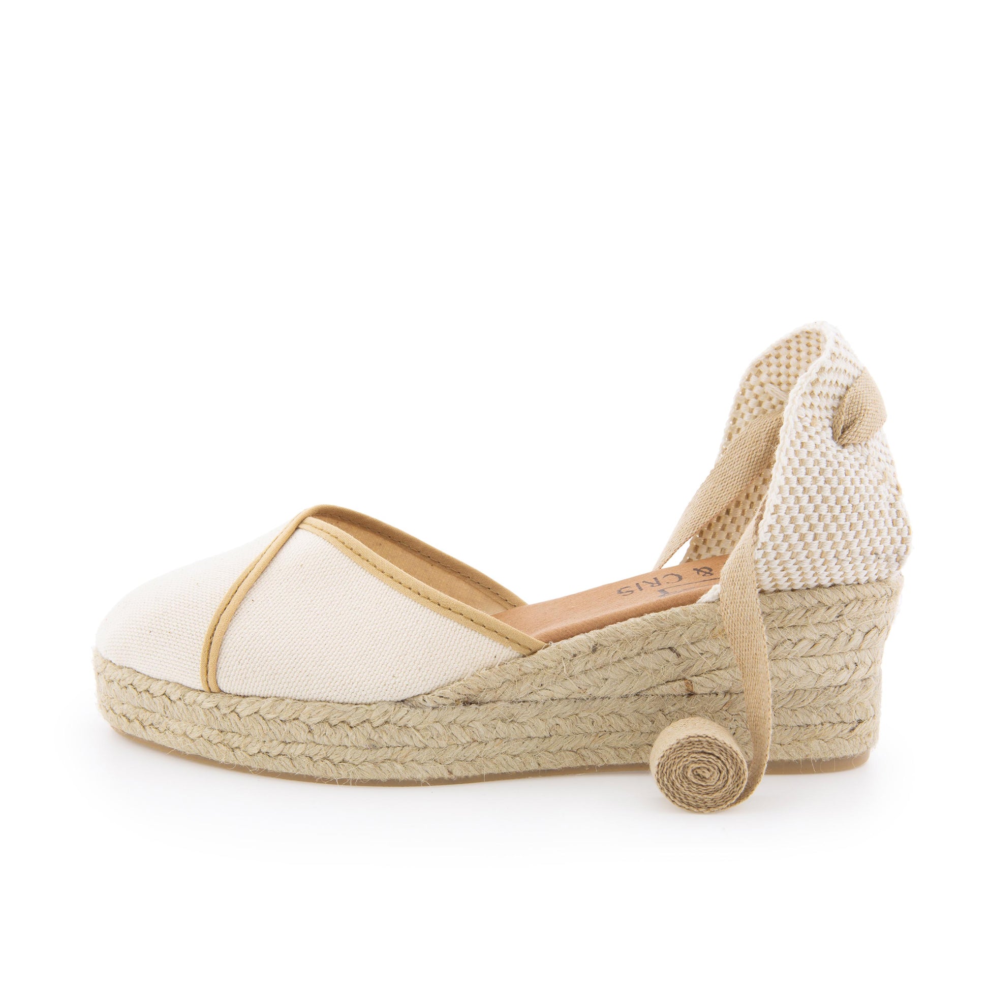 Cuña cerrada crudo/beige de cintas CRUCE Pepa&Cris - CRUCE-401-1.jpg