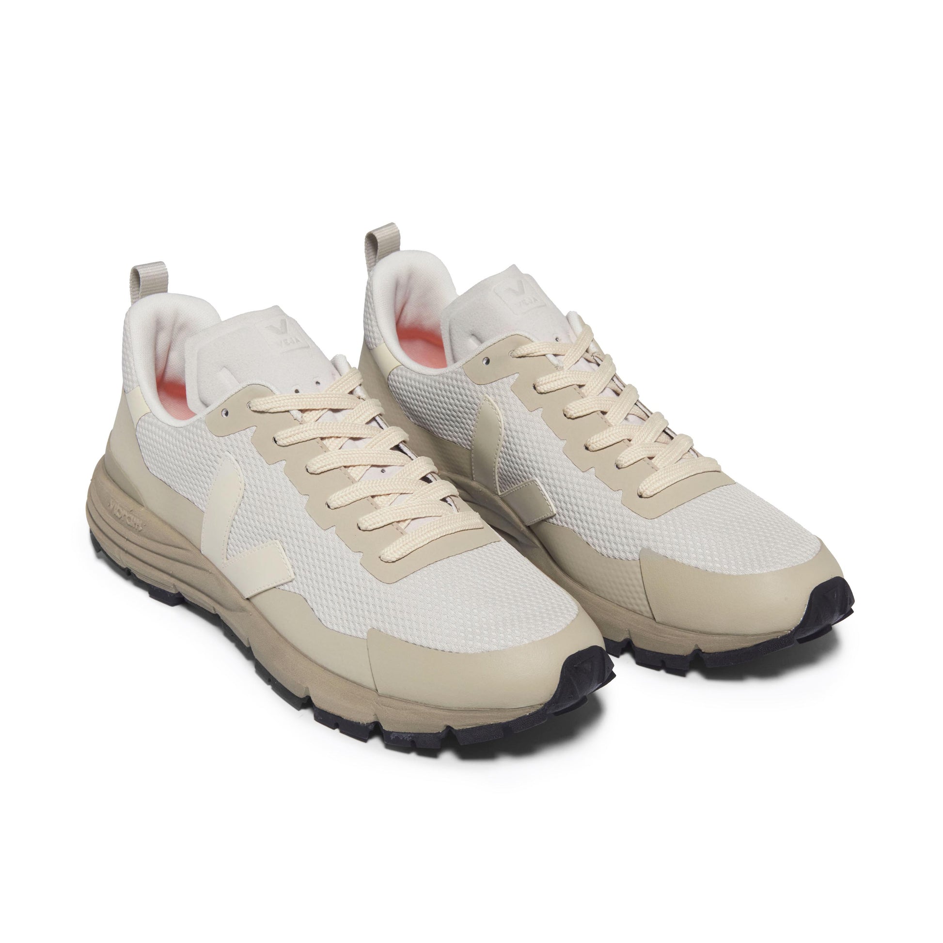 Deportiva beige oscuro con cordón DEKKAN de Veja - DEKKAN-0-3.jpg