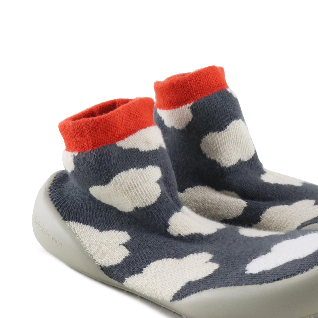 Zapatilla para casa cerrada gris E5493B de Collégien - E5493B-16-5.jpg