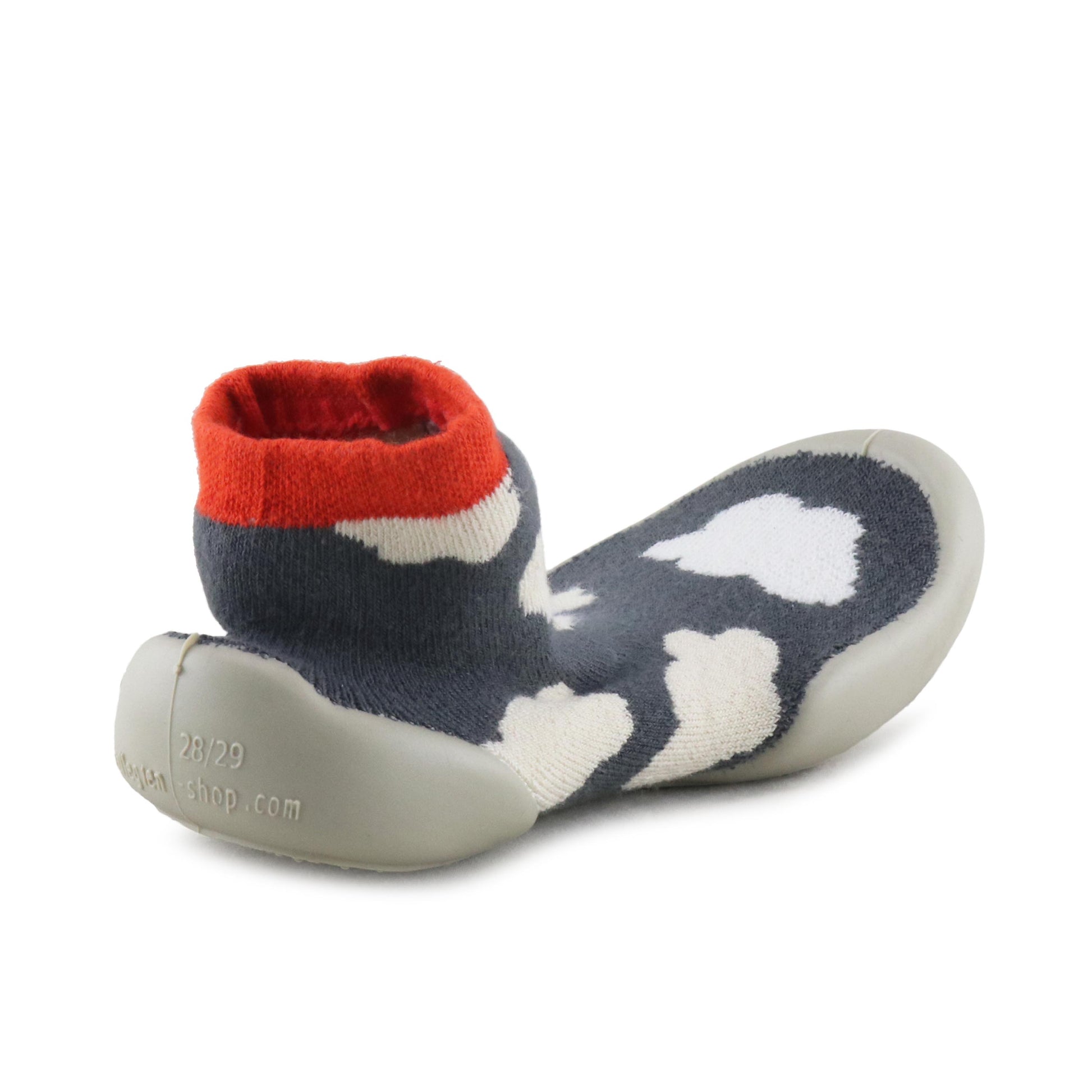 Zapatilla para casa cerrada gris E5493B de Collégien - E5493B-16-3.jpg