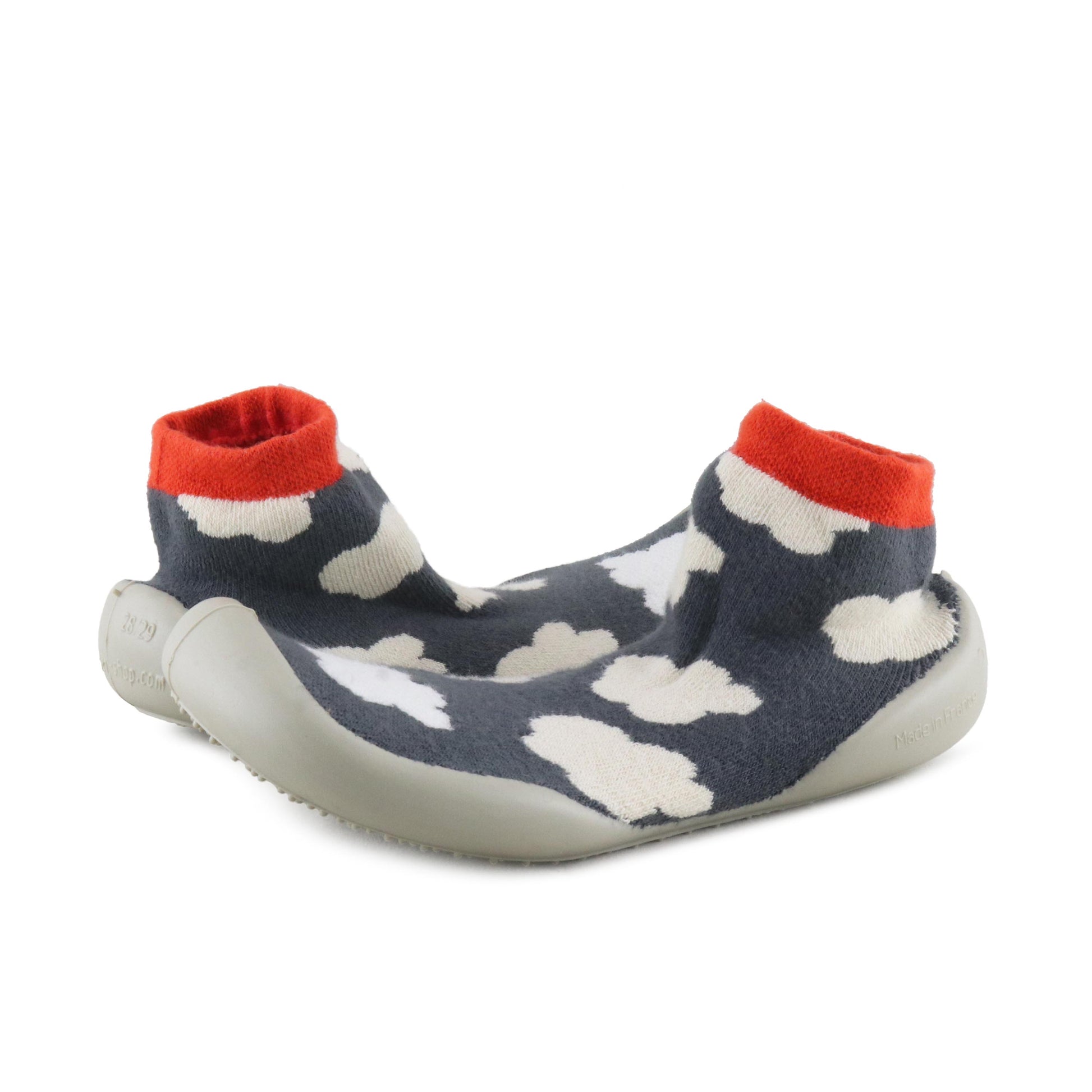 Zapatilla para casa cerrada gris E5493B de Collégien - E5493B-16-2.jpg