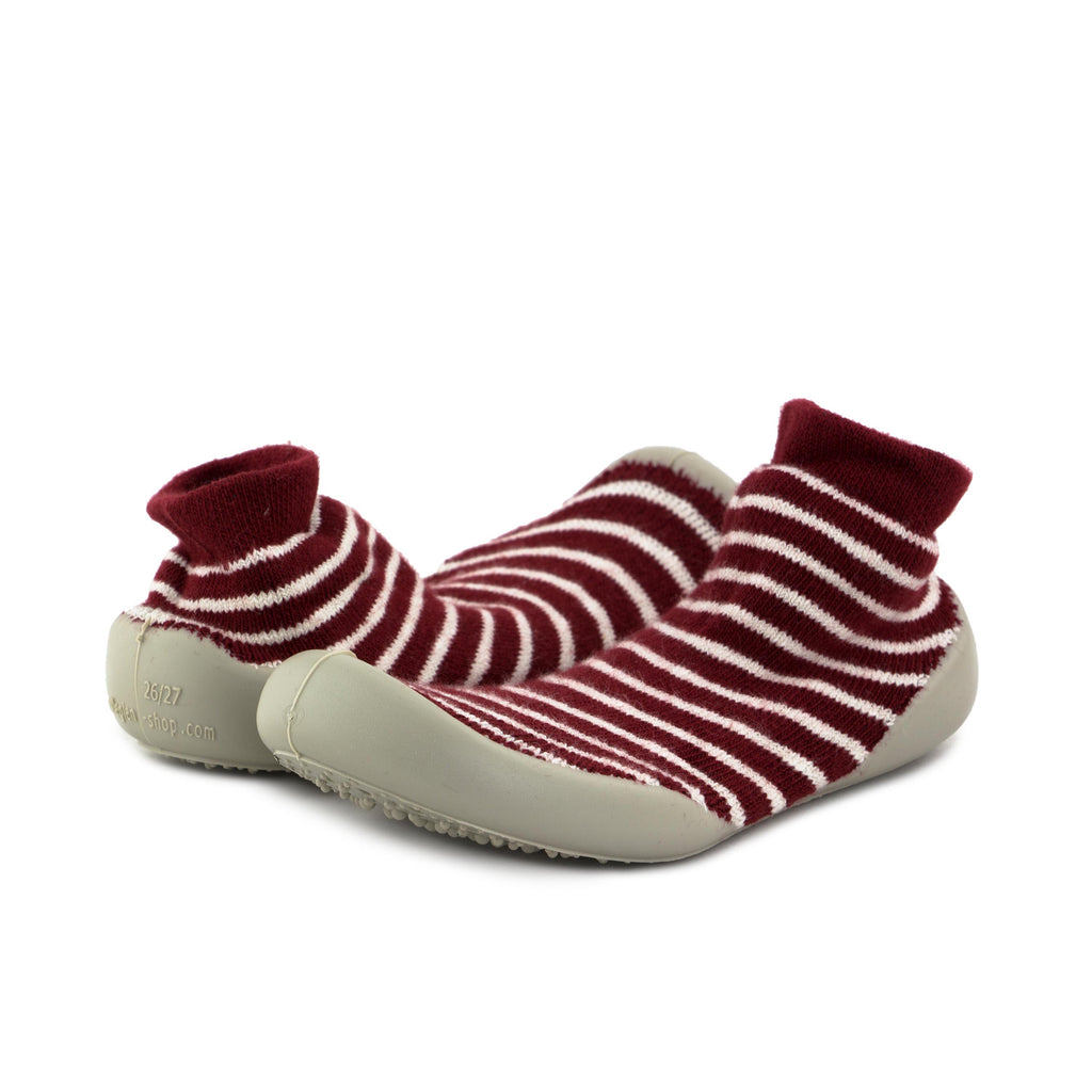 Zapatilla para casa cerrada burdeos E6462D de Collégien - E6462D-13-2.jpg