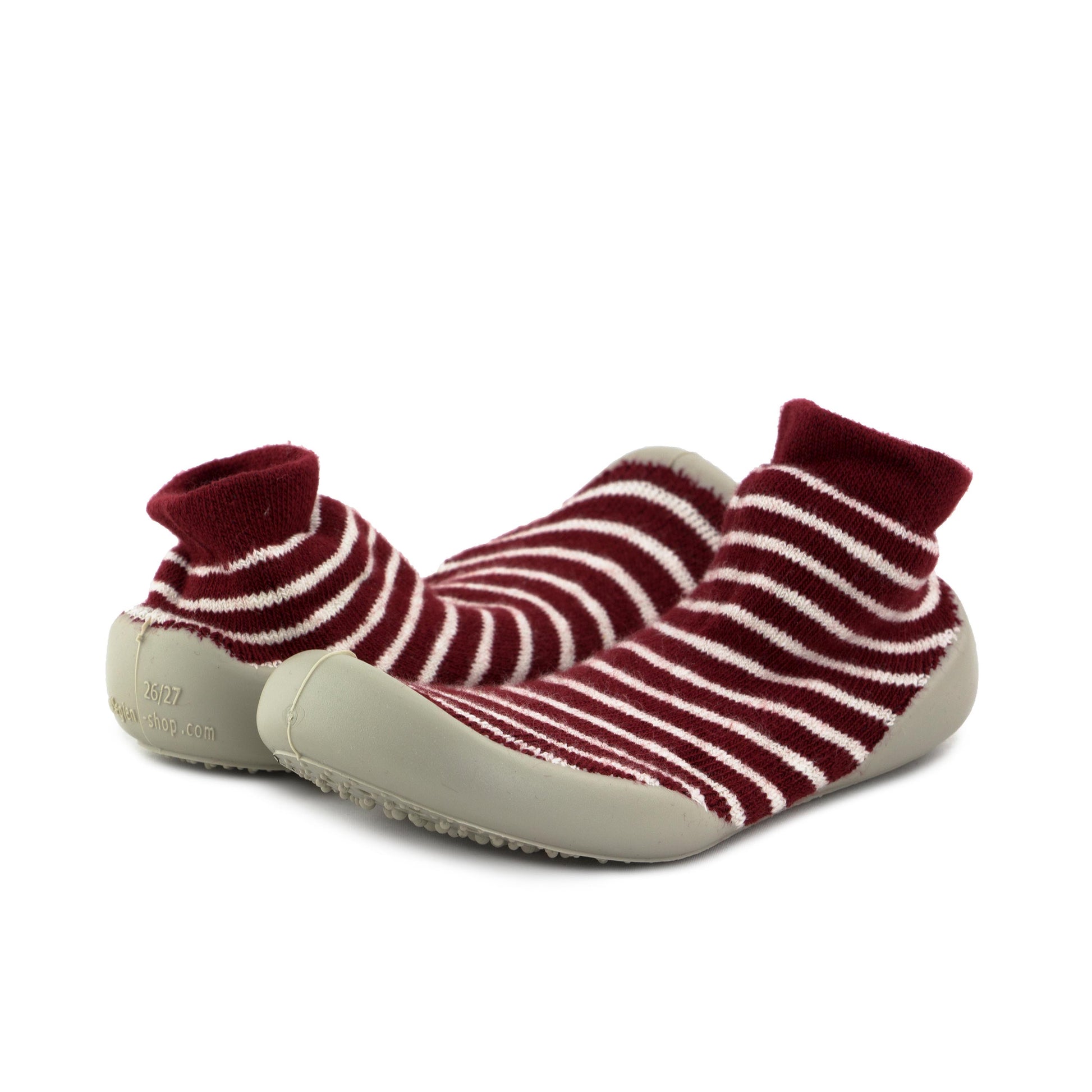 Zapatilla para casa cerrada burdeos E6462D de Collégien - E6462D-13-2.jpg