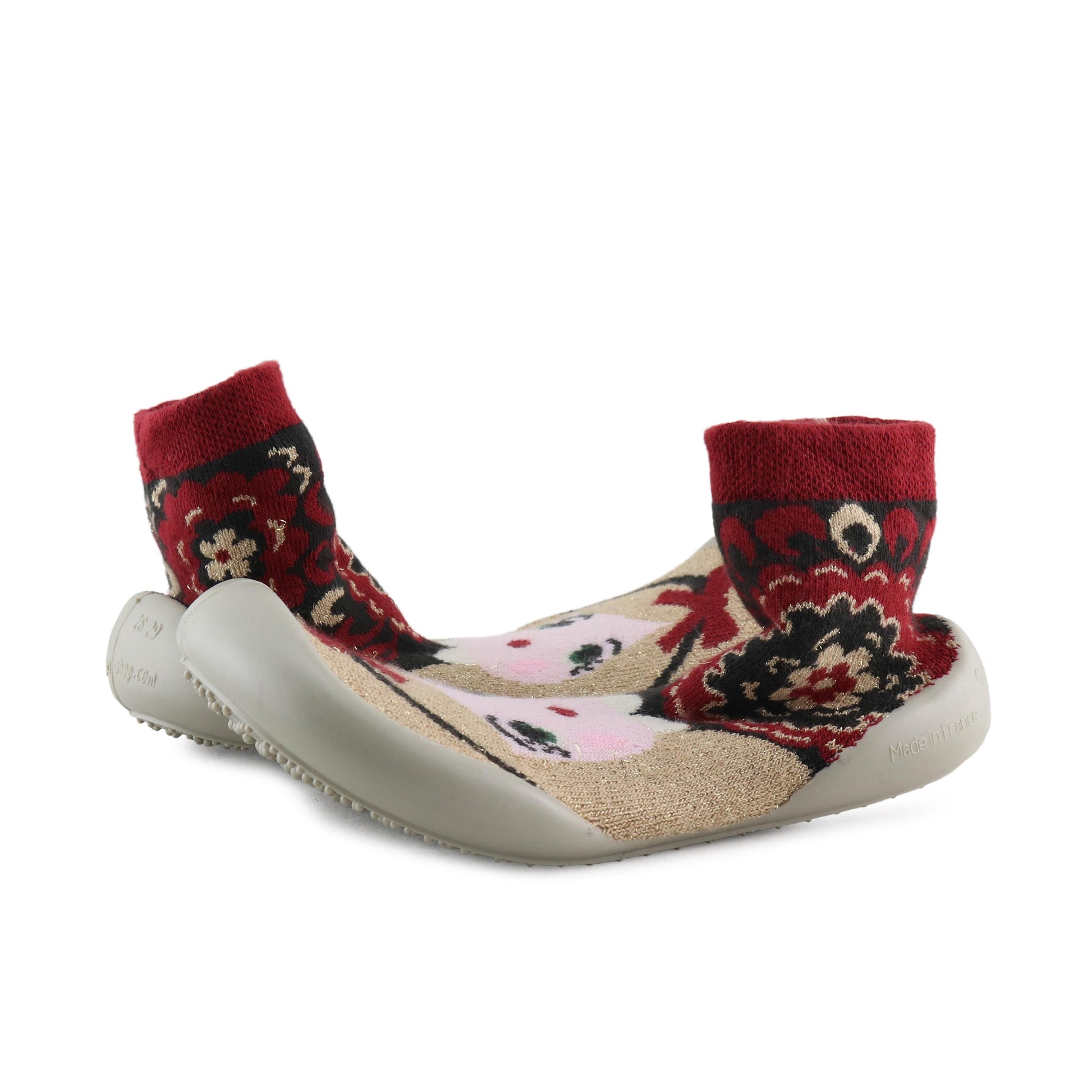 Zapatilla para casa cerrada dorado E932F de Collégien - E932F-48-2.jpg