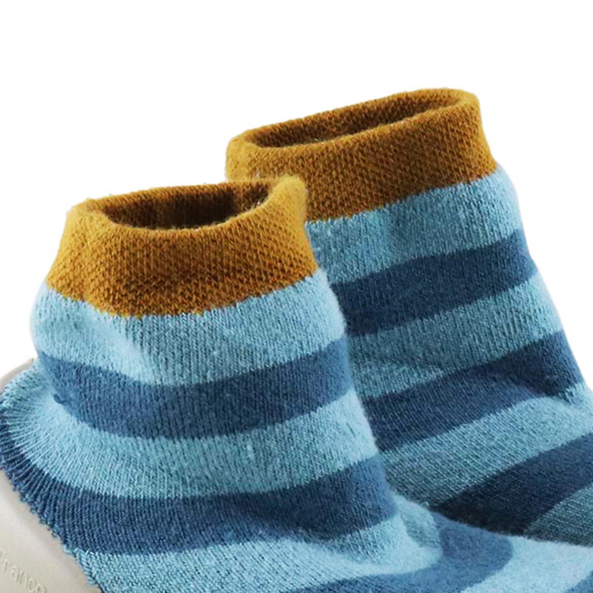 Zapatilla para casa cerrada azul jeans E954C Collégien - E954C-119-5.jpg