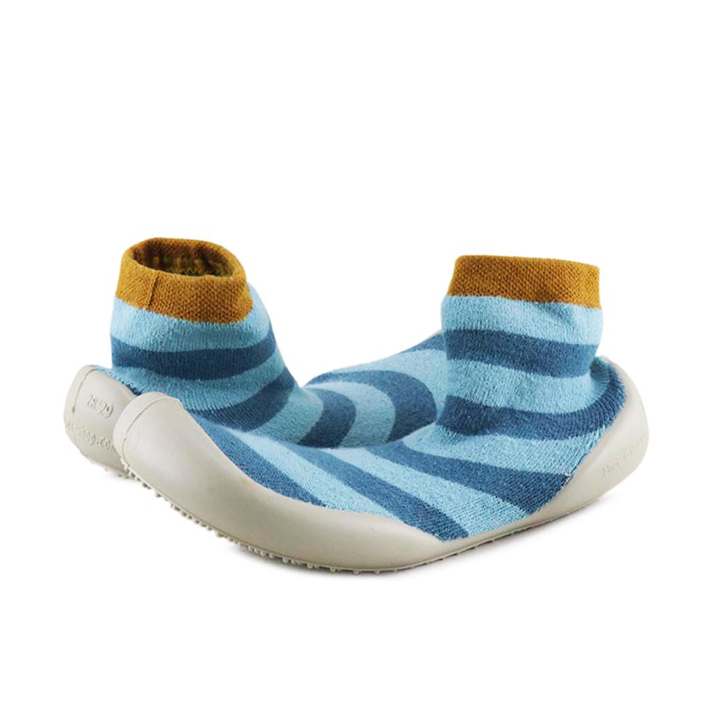 Zapatilla para casa cerrada azul jeans E954C Collégien - E954C-119-2.jpg