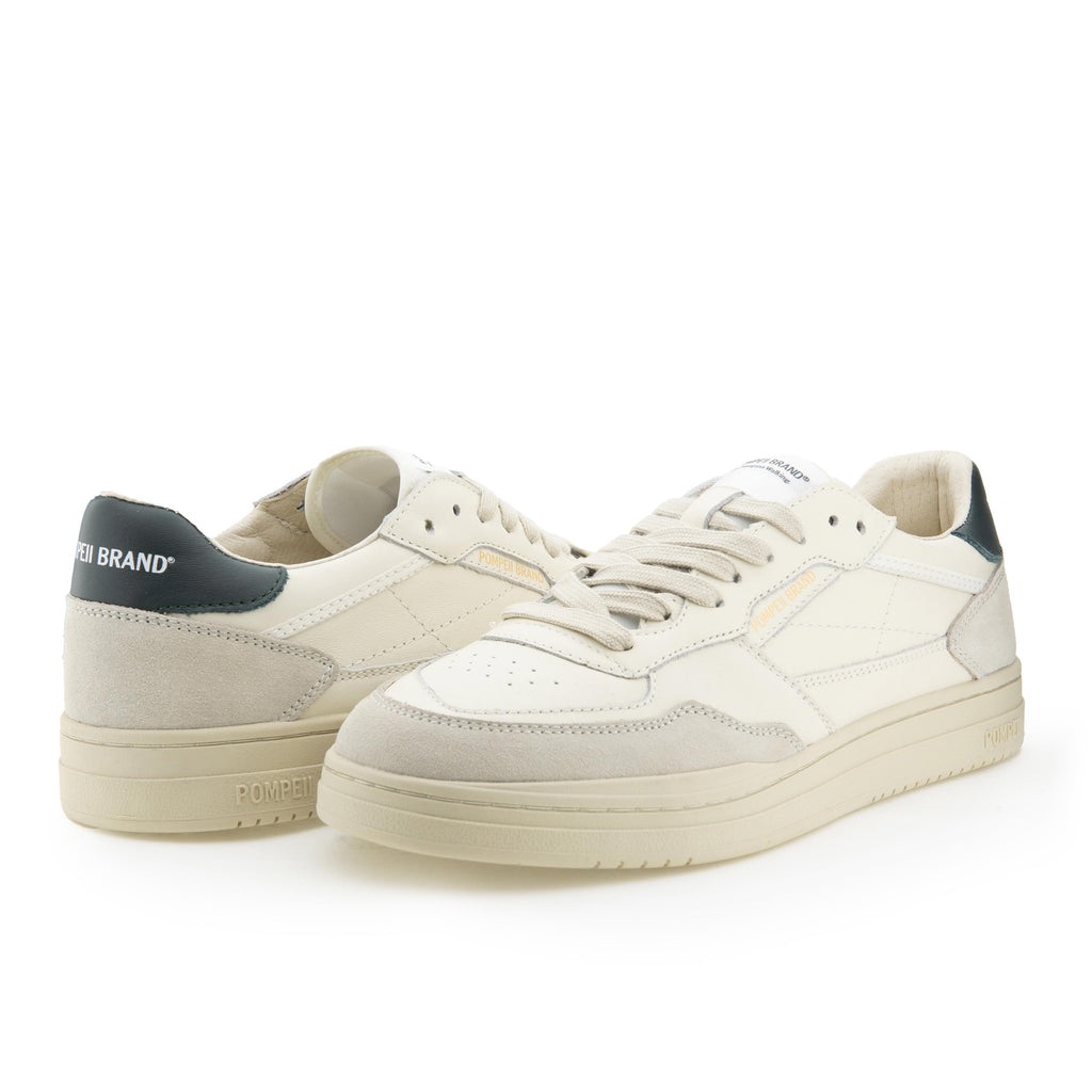 Deportiva crudo/verde con cordón ELAN de Pompeii - ELAN-527-2.jpg