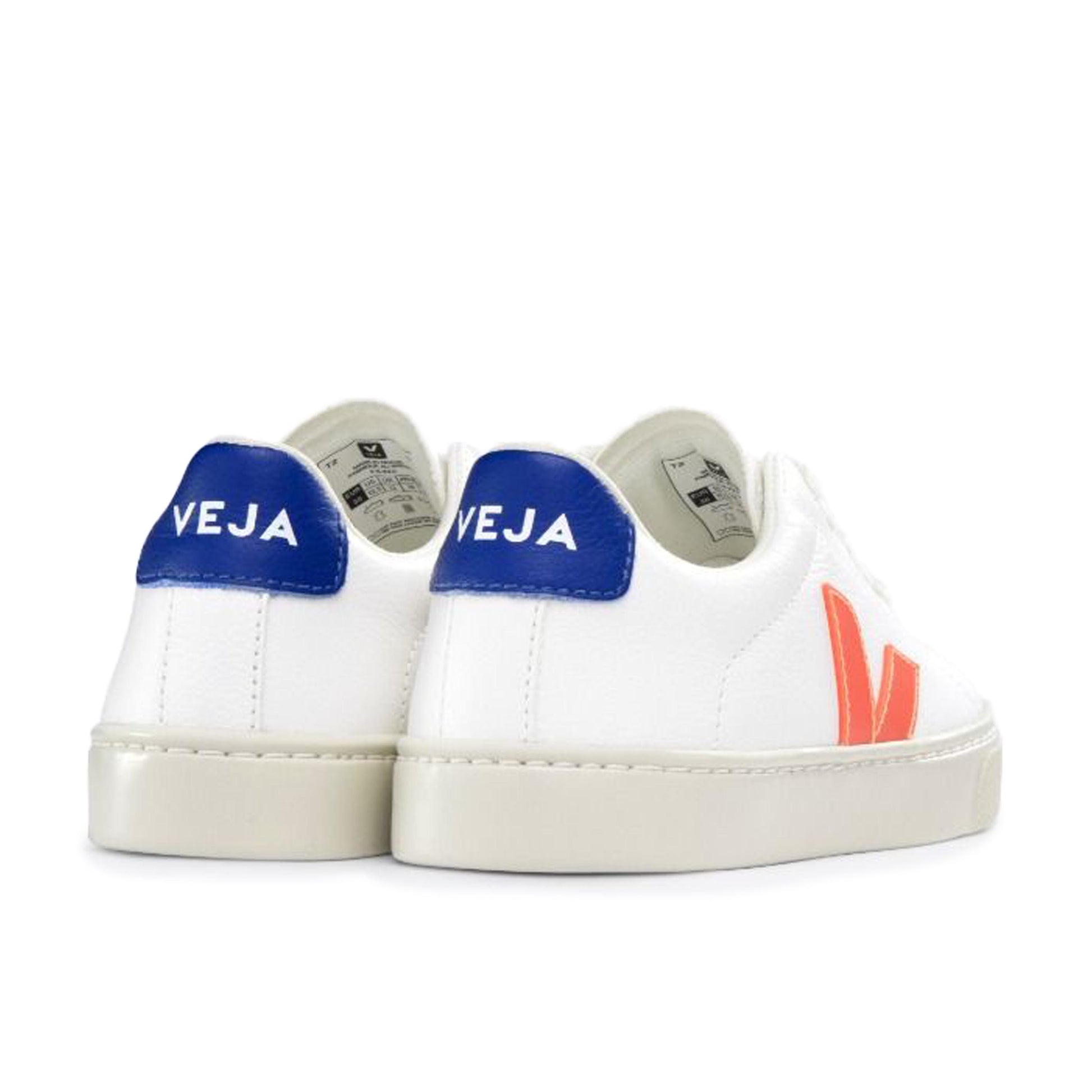 Deportiva blanco/naranja con cordón ESPLAR de Veja - ESPLAR-224-2.jpg