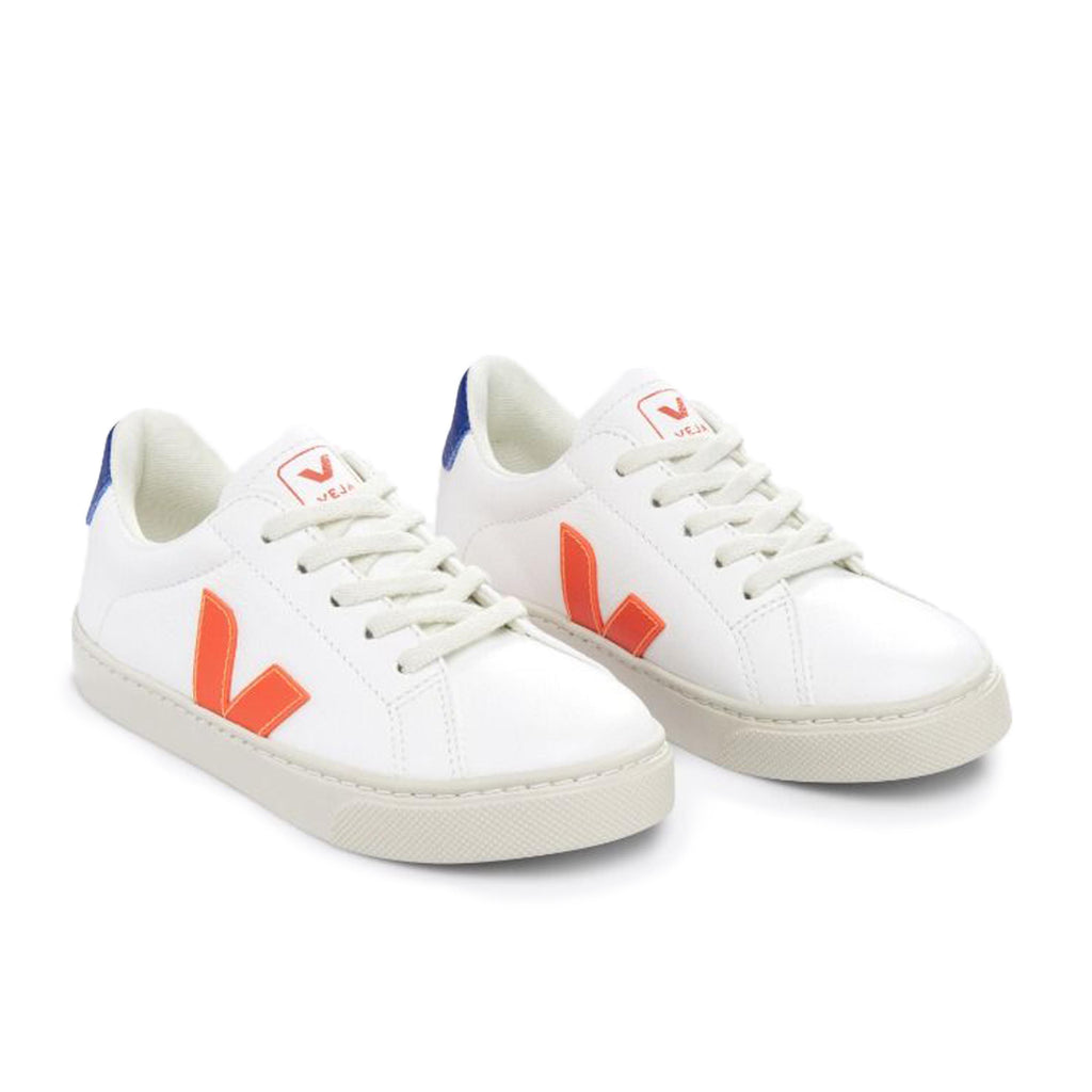 Deportiva blanco/naranja con cordón ESPLAR de Veja - ESPLAR-224-3.jpg