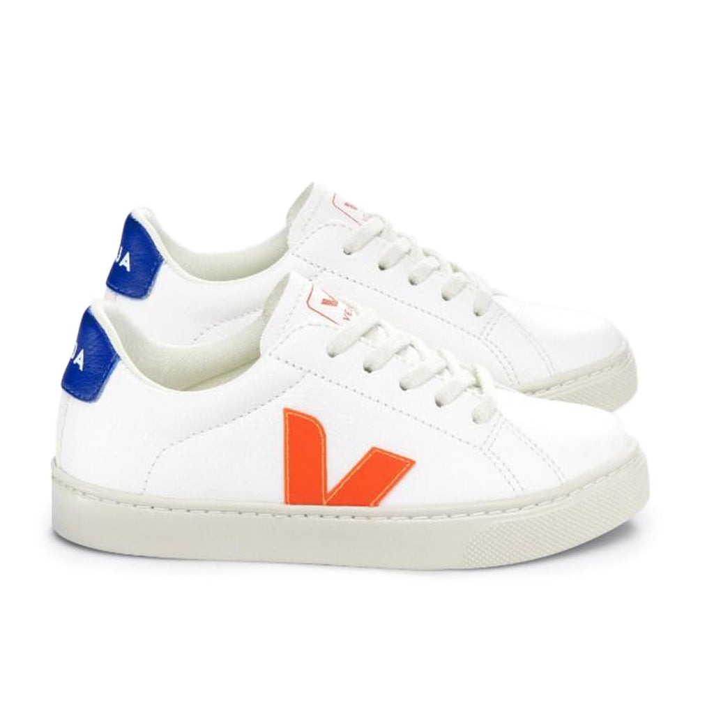 Deportiva blanco/naranja con cordón ESPLAR de Veja - ESPLAR-224-5.jpg