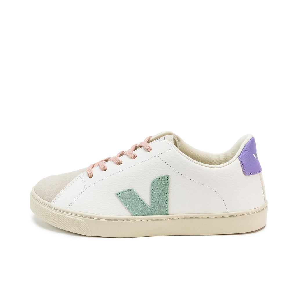 Deportiva blanco/verde/lila con cordón ESPLAR de Veja - ESPLAR-479-1.jpg
