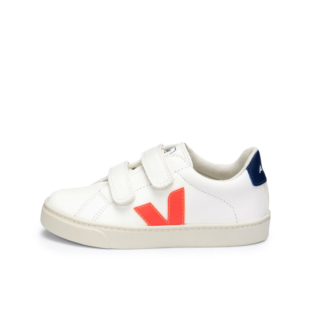 Deportiva blanco/naranja con velcro ESPLARVEL de Veja - ESPLARVEL-224-1.jpg