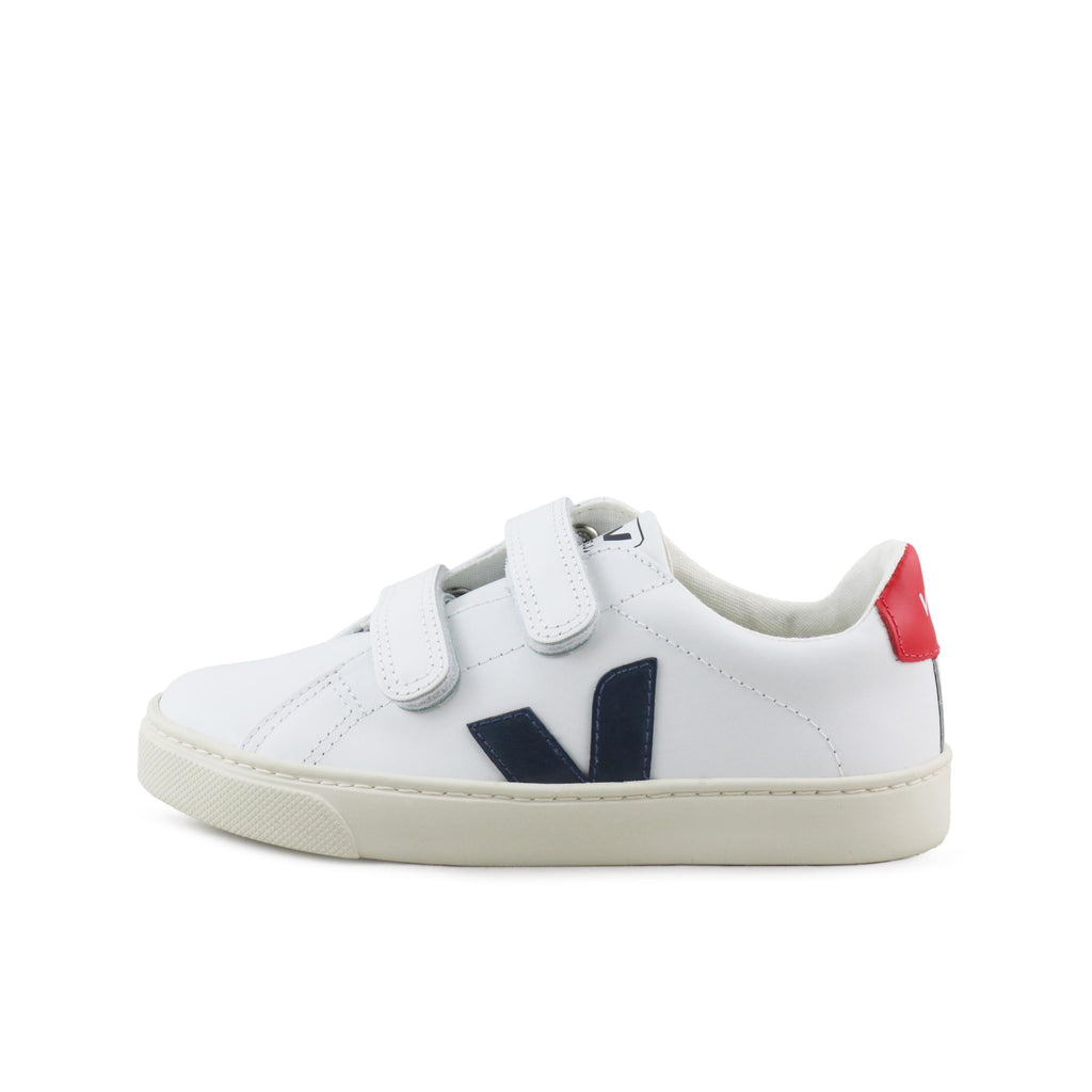 Deportiva blanco/azul/rojo con velcro ESPLARVEL de Veja - ESPLARVEL-263-1.jpg