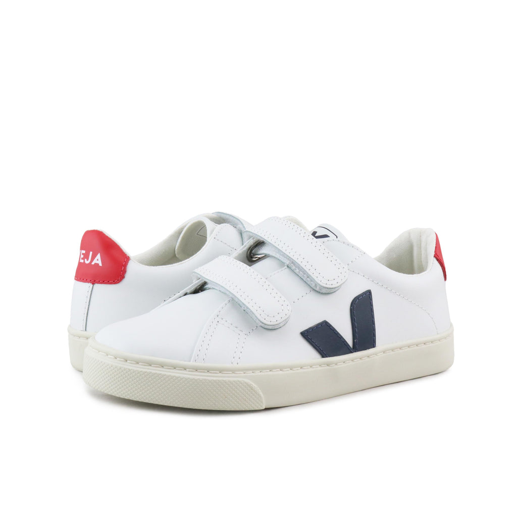 Deportiva blanco/azul/rojo con velcro ESPLARVEL de Veja - ESPLARVEL-263-2.jpg