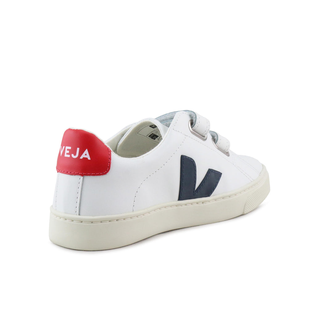 Deportiva blanco/azul/rojo con velcro ESPLARVEL de Veja - ESPLARVEL-263-3.jpg