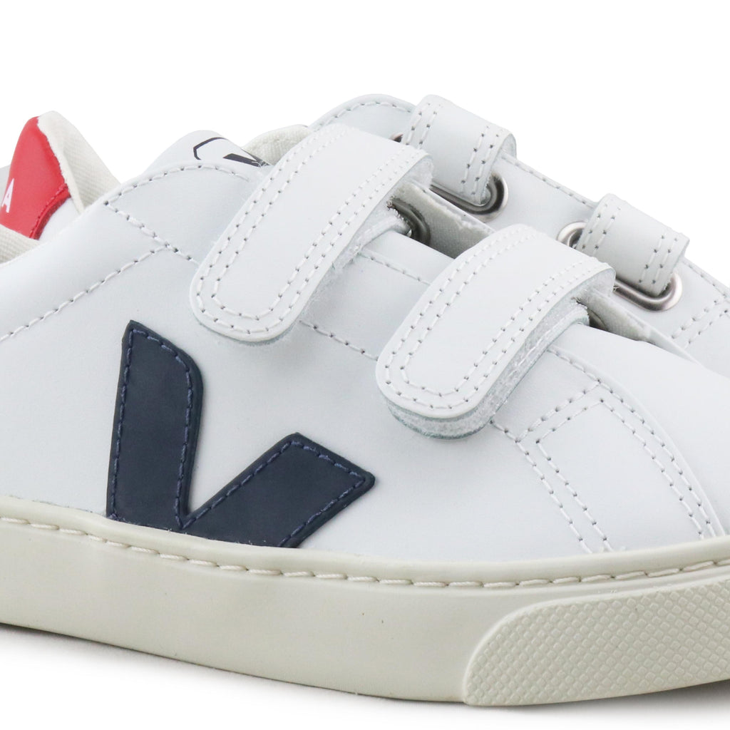 Deportiva blanco/azul/rojo con velcro ESPLARVEL de Veja - ESPLARVEL-263-5.jpg