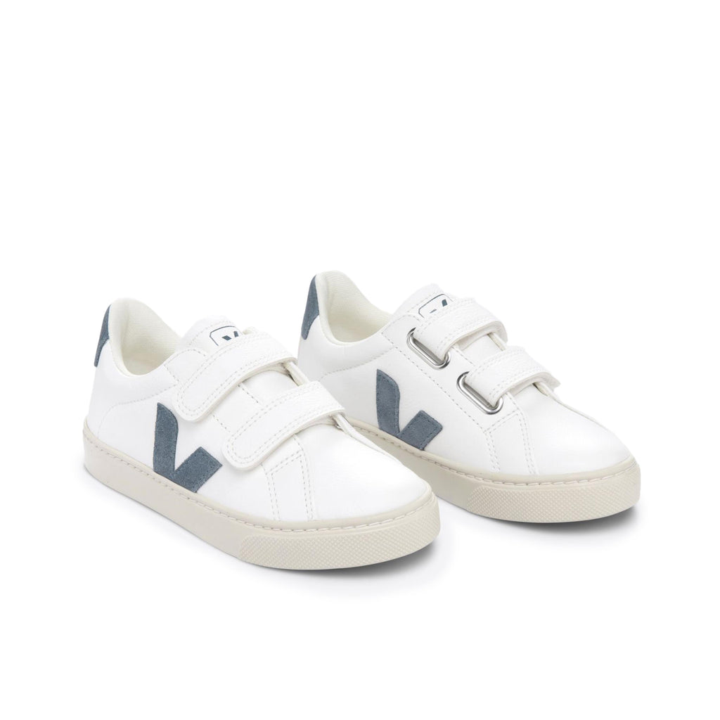 Deportiva blanco/azul con velcro ESPLARVEL de Veja - ESPLARVEL-306-3.jpg