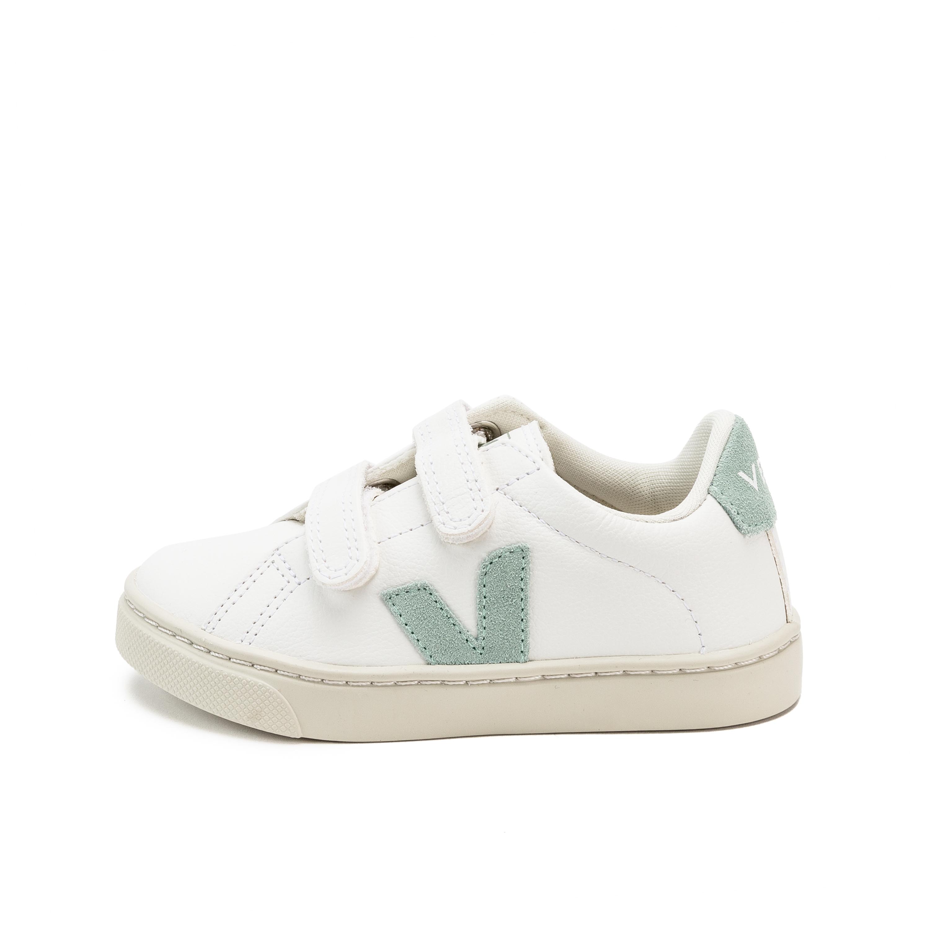 Deportiva blanco/matcha con velcro ESPLARVEL de Veja - ESPLARVEL-471-1.jpg