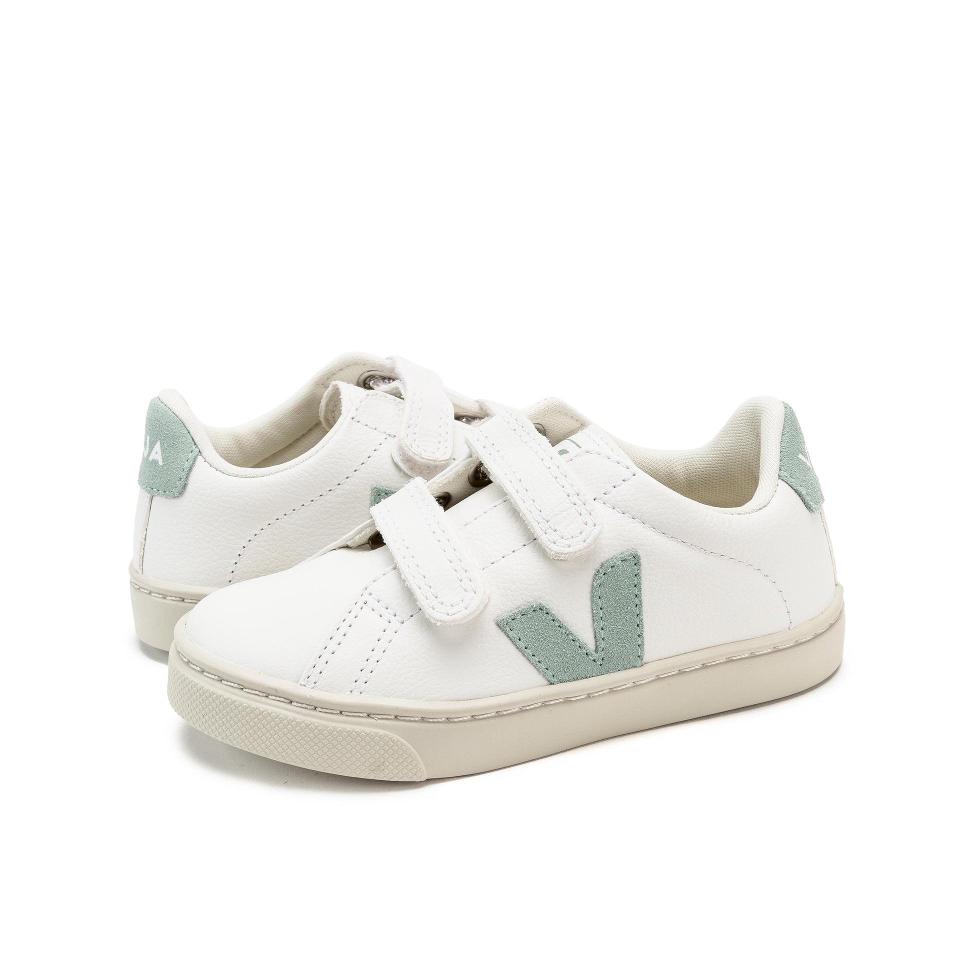 Deportiva blanco/matcha con velcro ESPLARVEL de Veja - ESPLARVEL-471-2.jpg