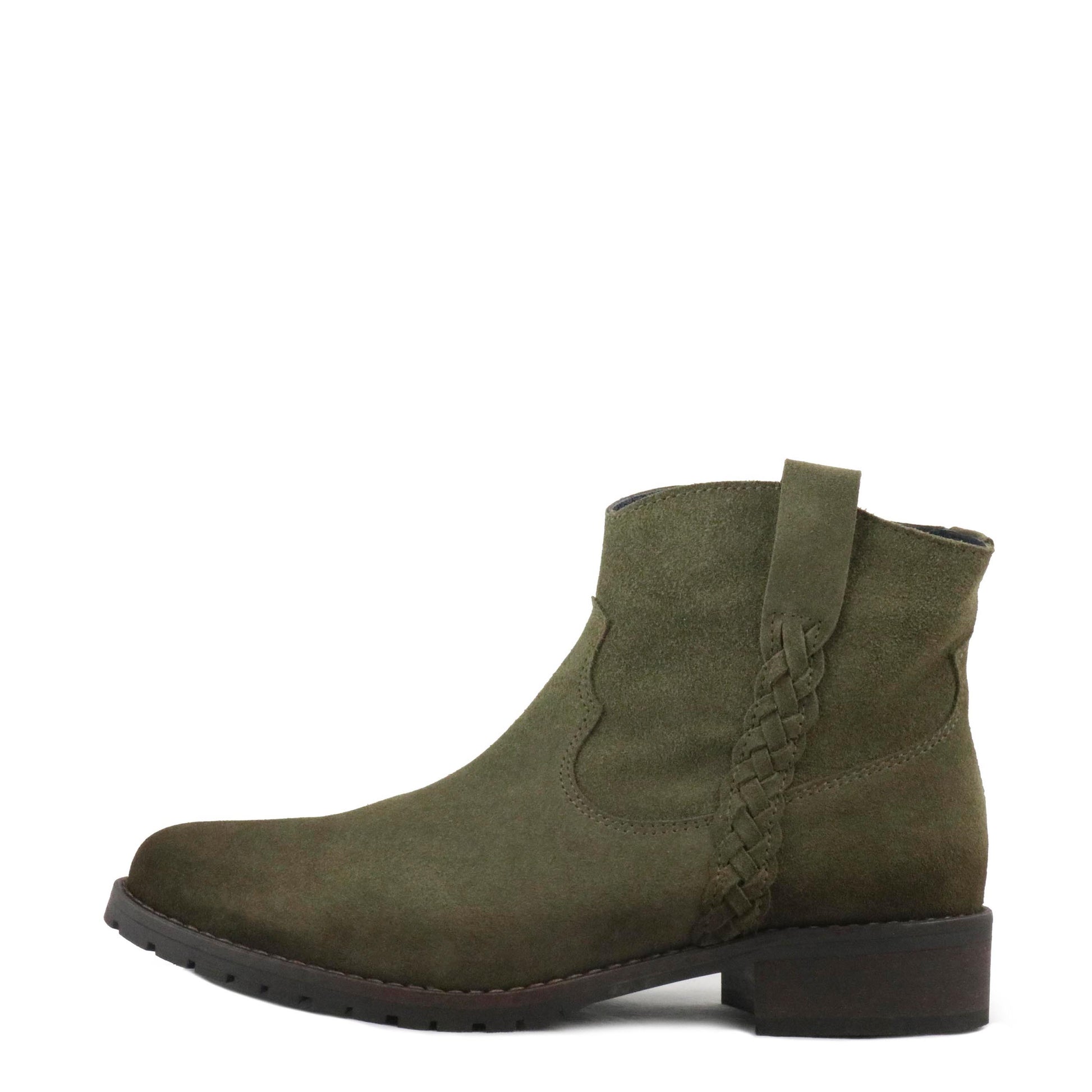 Botín kaki con cremallera ESTREN de Jeromín - ESTREN-33-1.jpg