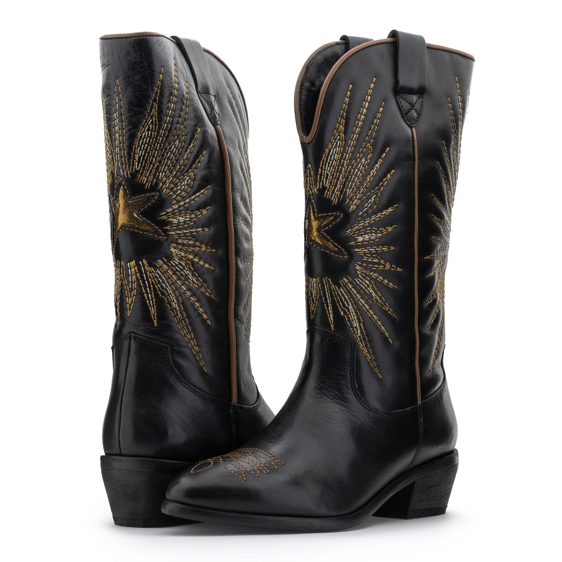 Bota cowboy negro/camel EVERLY de 220V - EVERLY-565-2.jpg