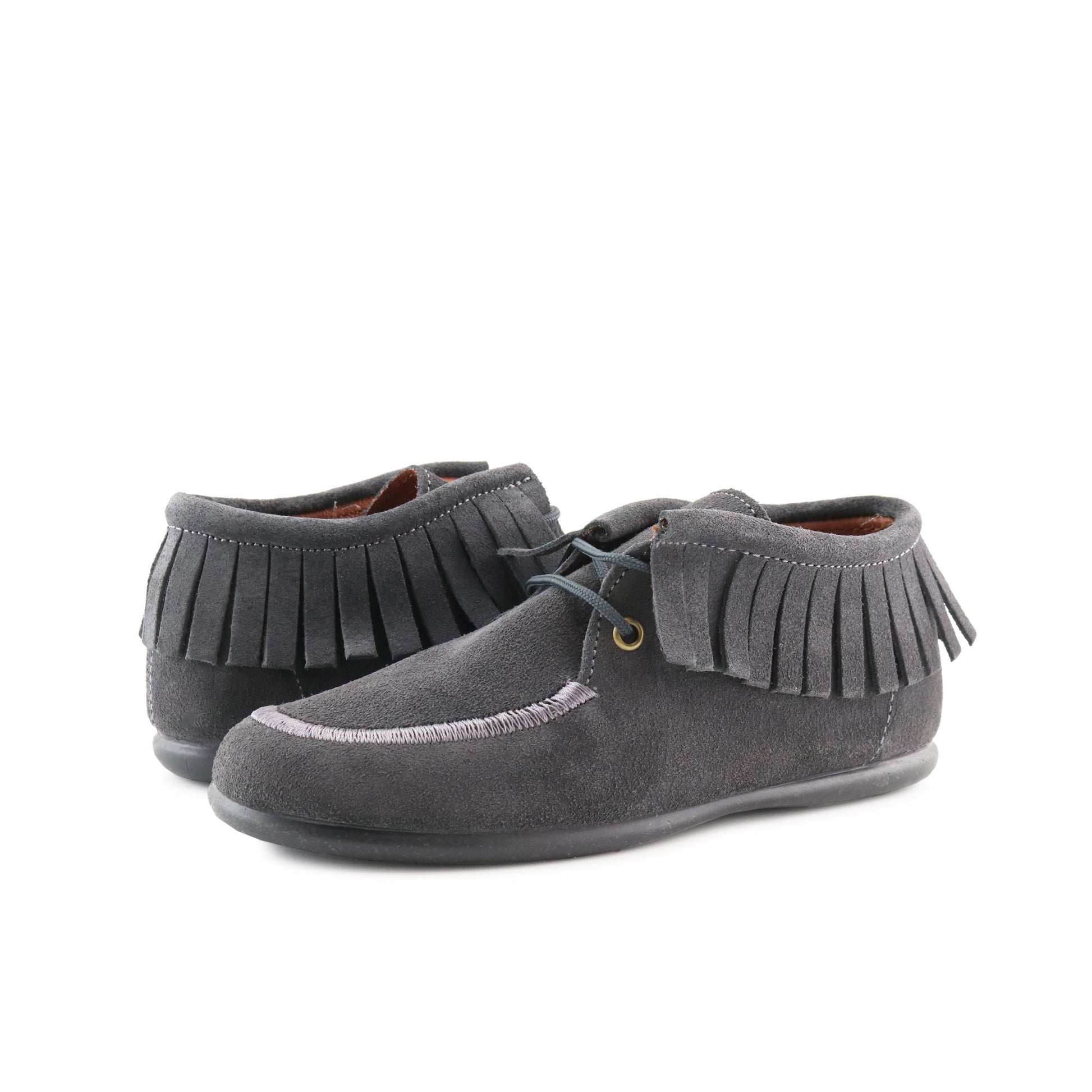 Bota serraje gris con cordón FLECOS de Pepa & Cris - FLECOS-121-2.jpg